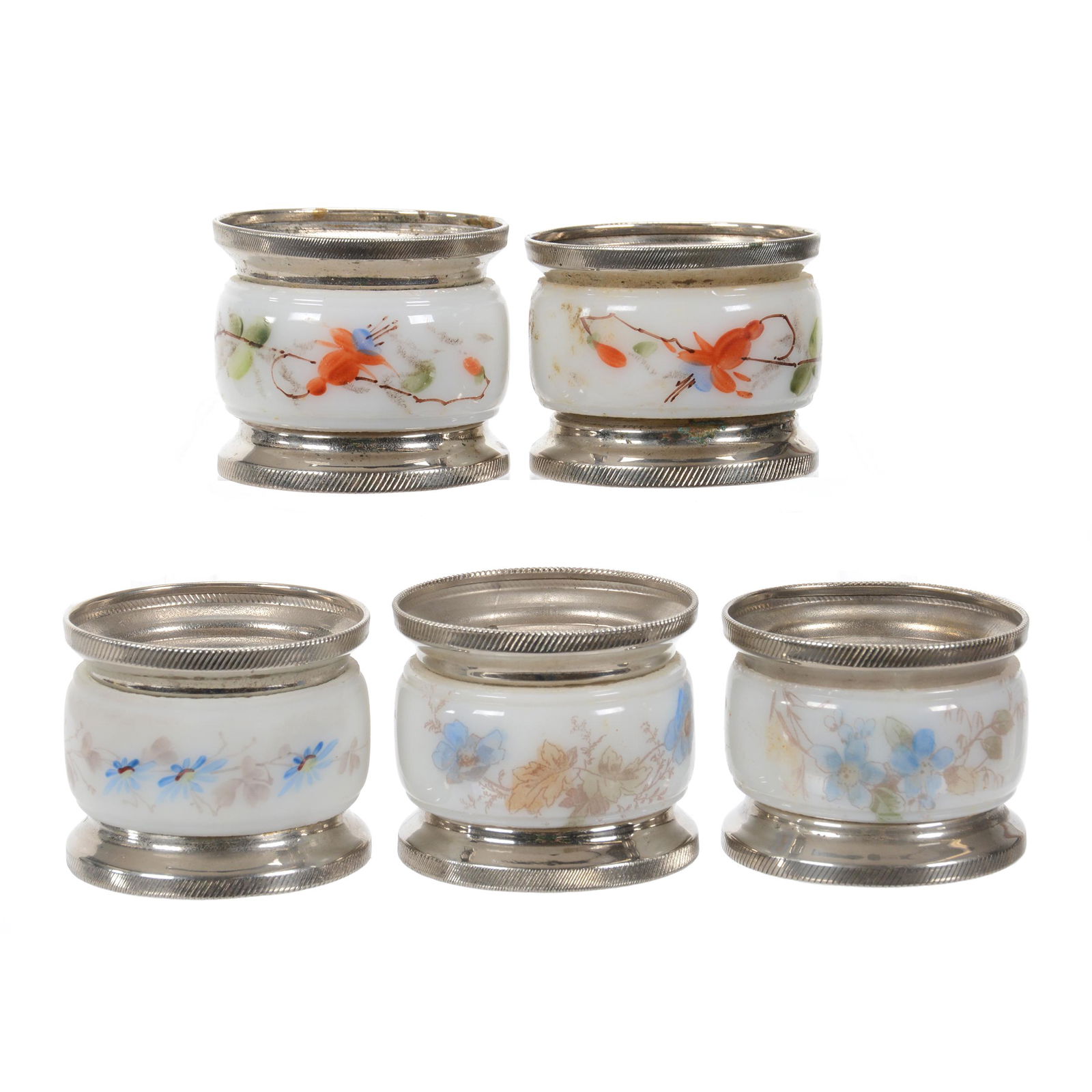 (5) Napkin Rings, Unmarked Wave Crest (1 of 2)