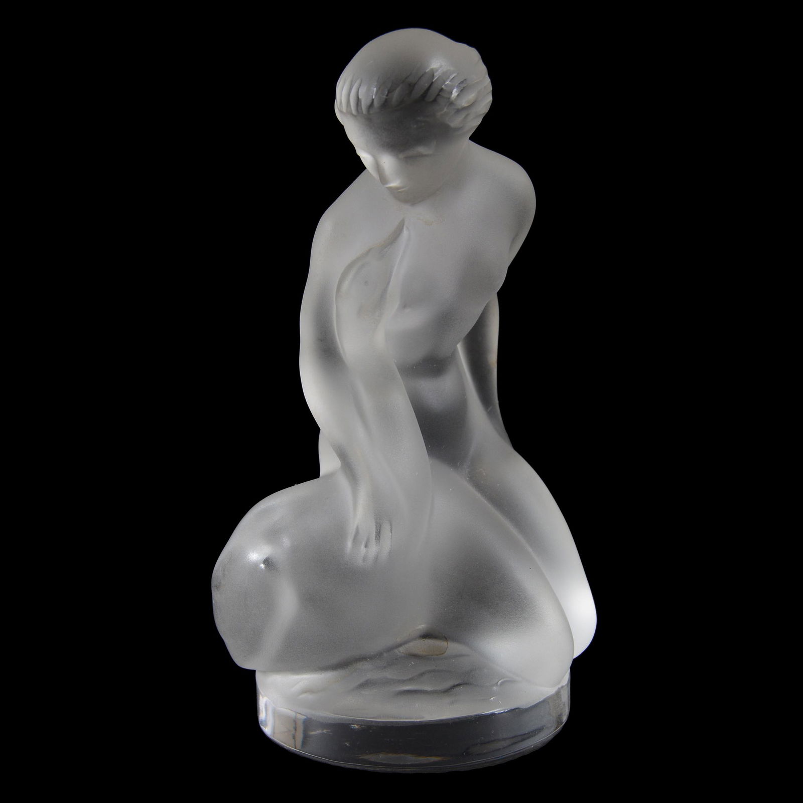 Figurine Signed Lalique France Art Glass (1 of 4)