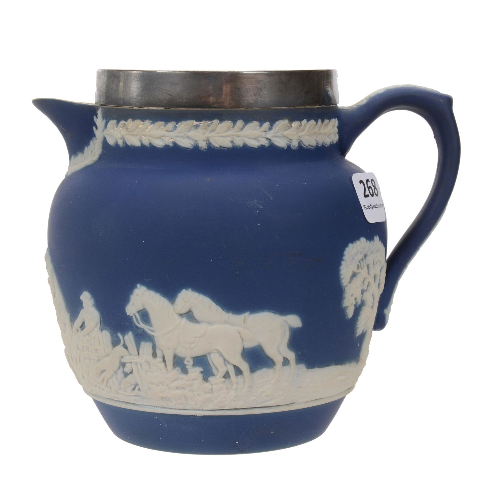 Pitcher Marked Adams Tunstall Jasperware (1 of 4)