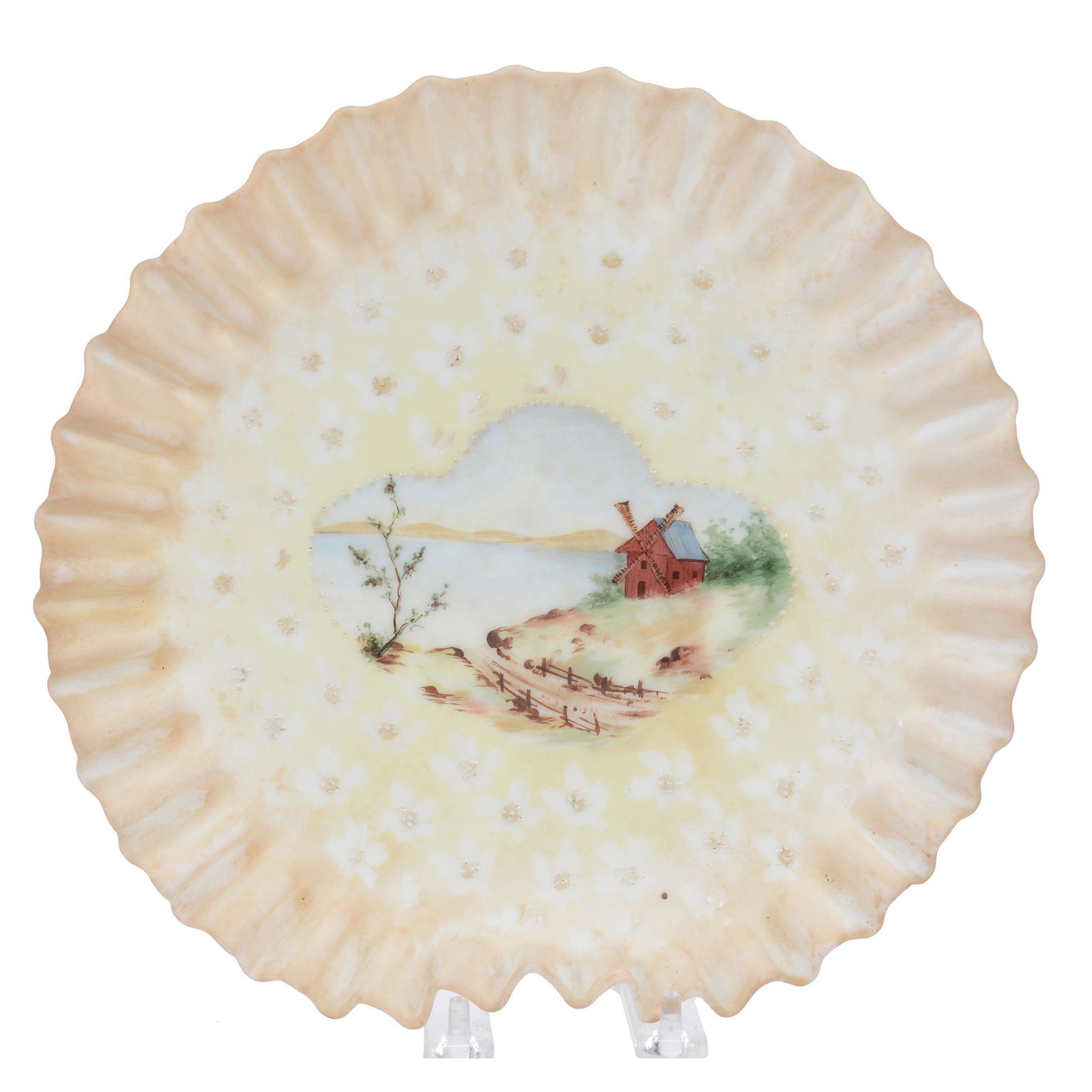 Plate, Unmarked Wave Crest/Mt. Washington (1 of 2)