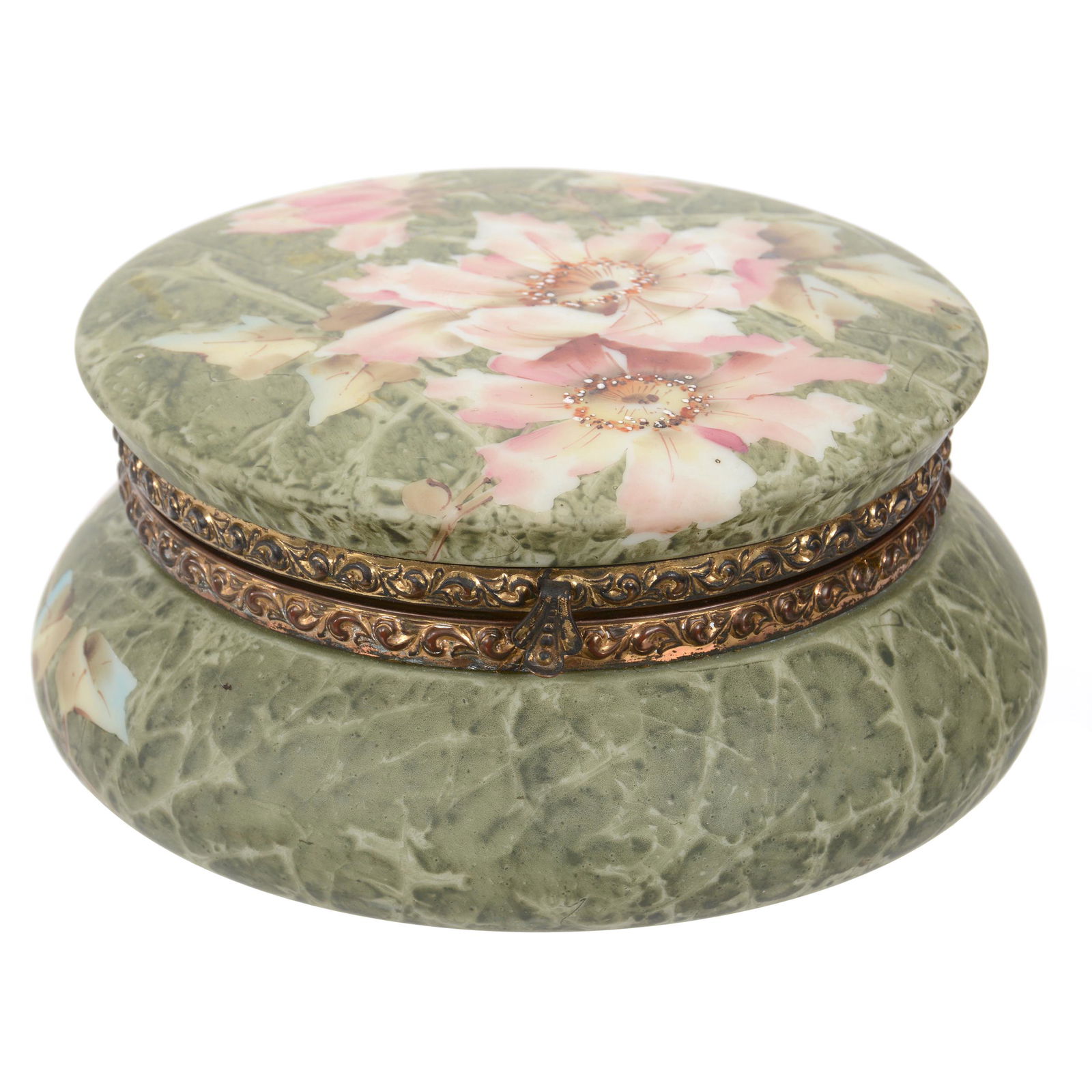 Dresser Box Marked Kelva Art Glass (1 of 4)