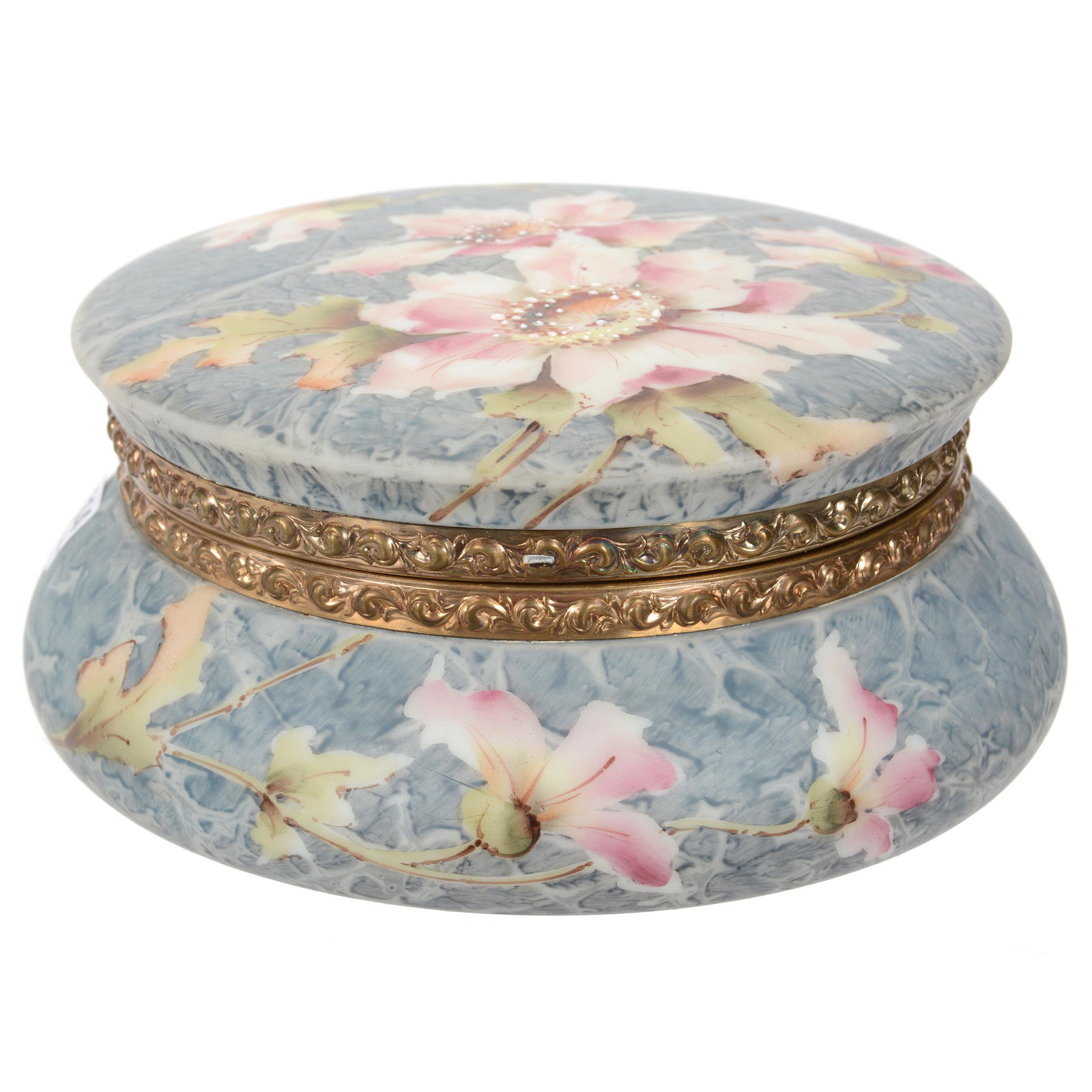 Dresser Box Marked Kelva Art Glass (1 of 4)