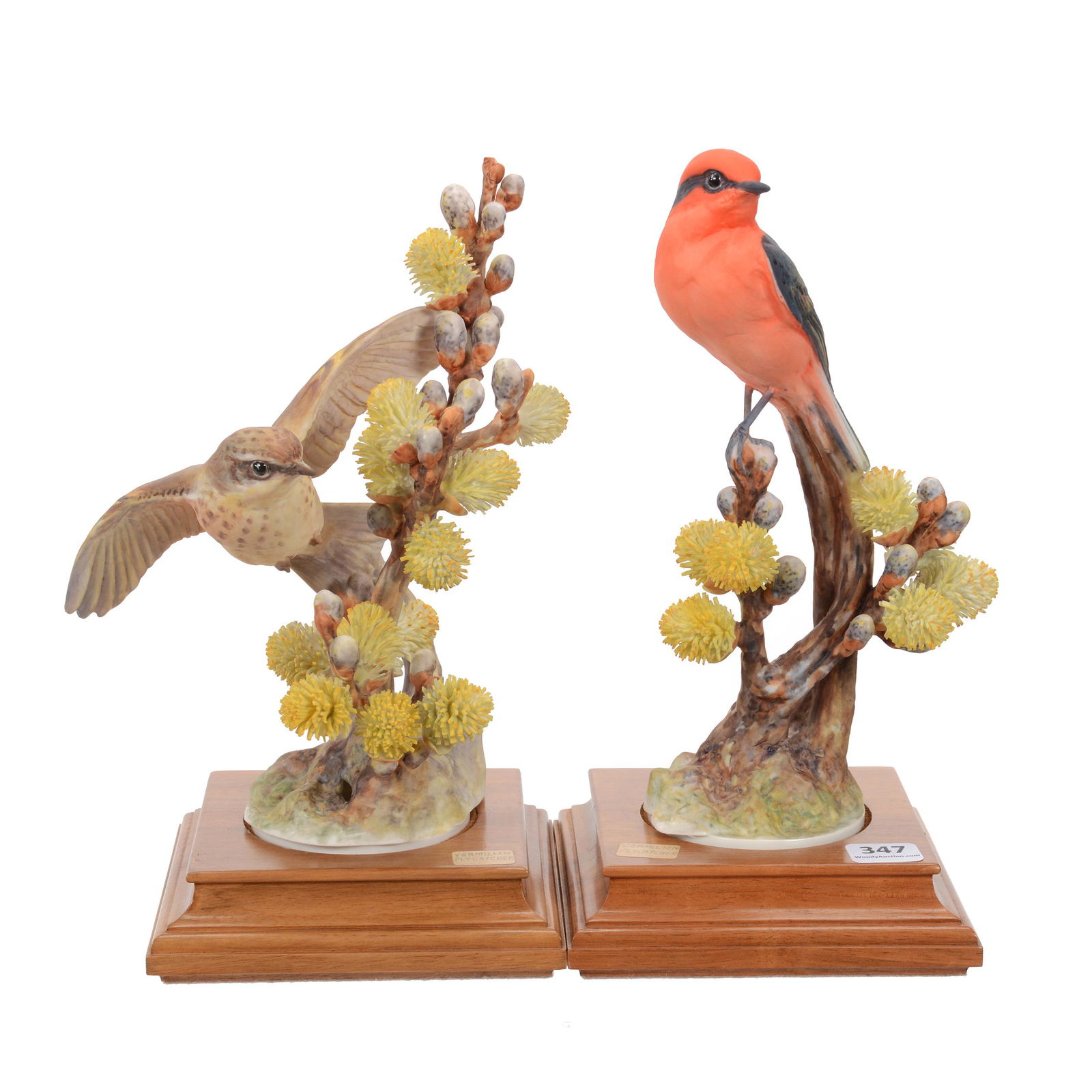 (2) Porcelain Bird Figures By Royal Worcester (1 of 3)