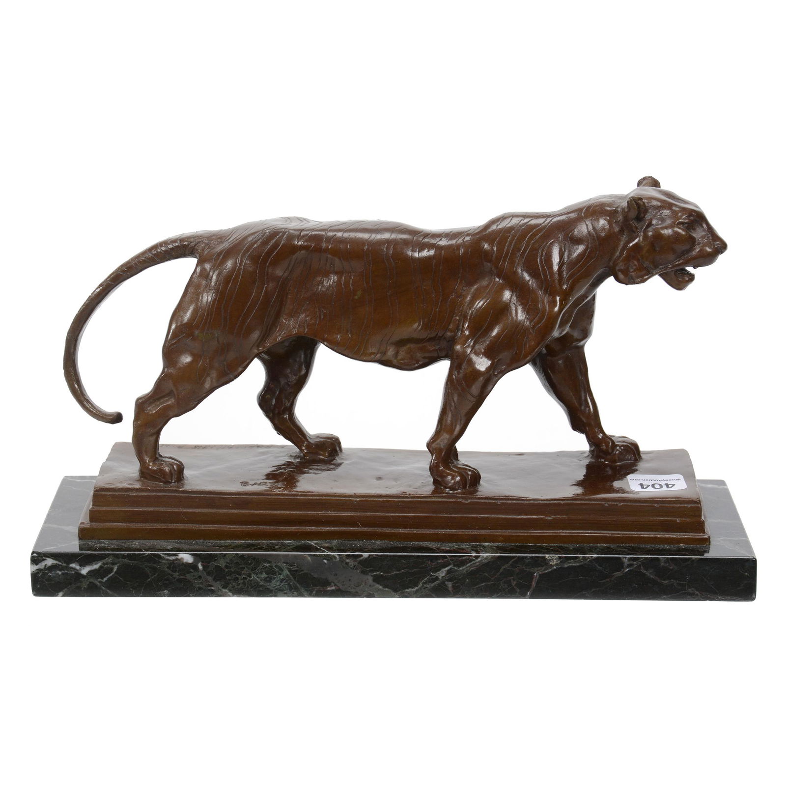 French Bronze Sculpture Of Tiger After Bayre (1 of 3)