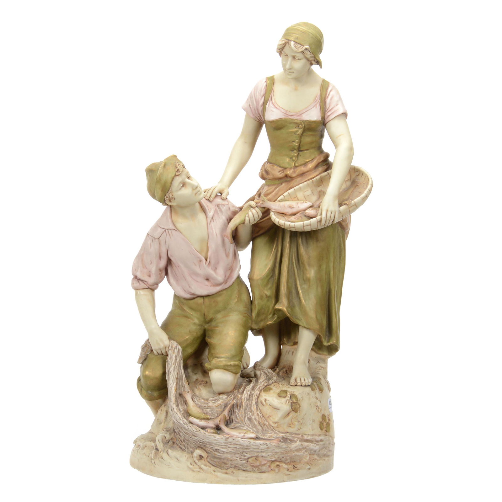 Figural Group Marked Royal Dux #2120 (1 of 5)