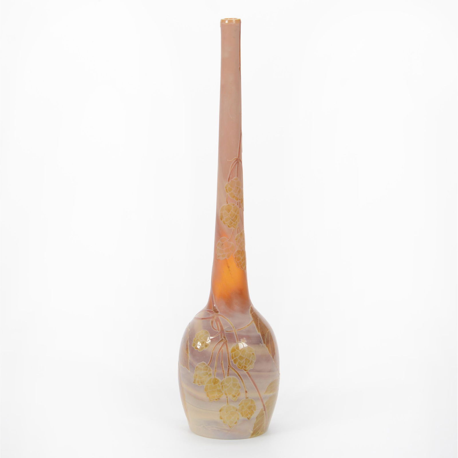 Vase Signed LeGras French Cameo Art Glass (1 of 4)