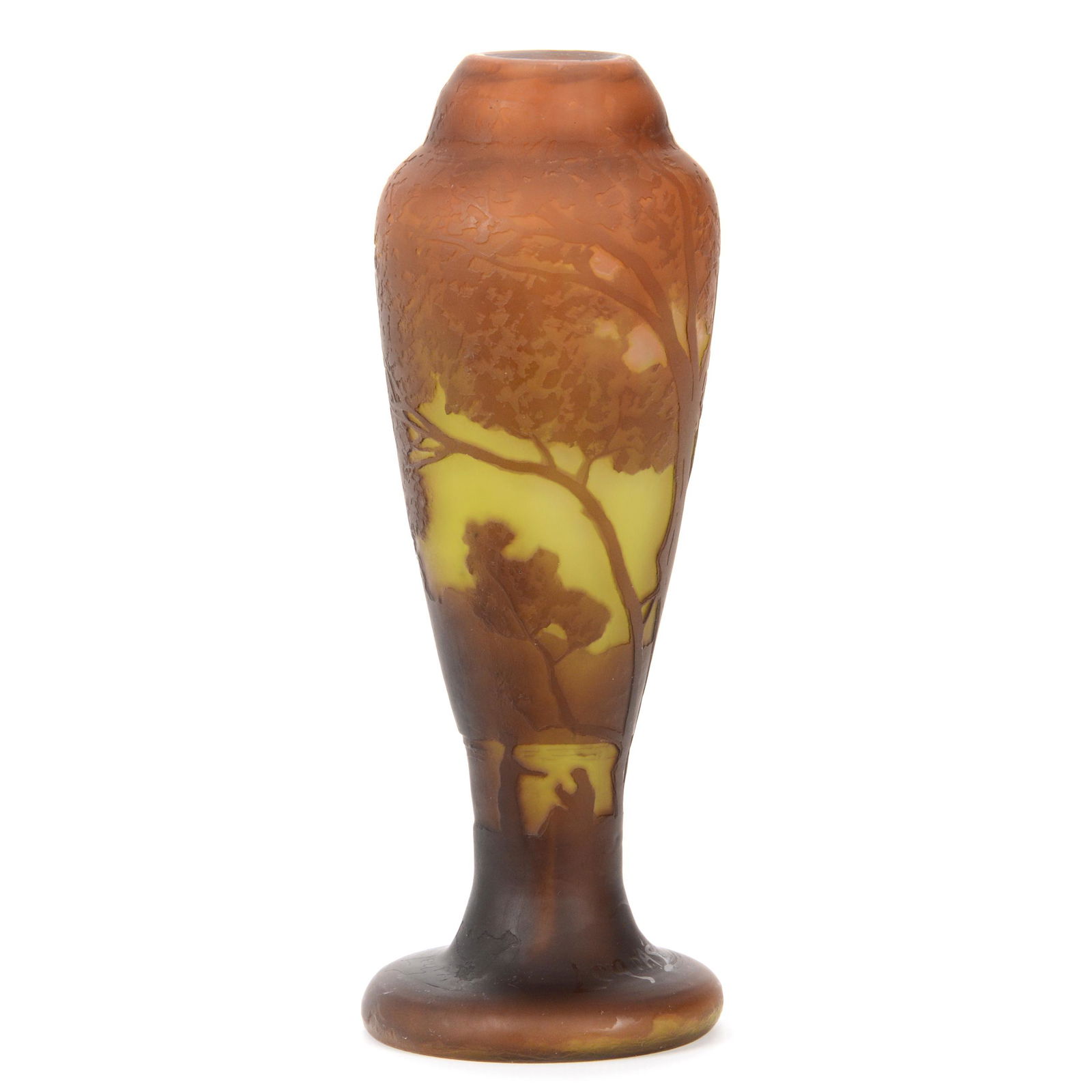 Vase Signed LeGras French Cameo Art Glass (1 of 4)