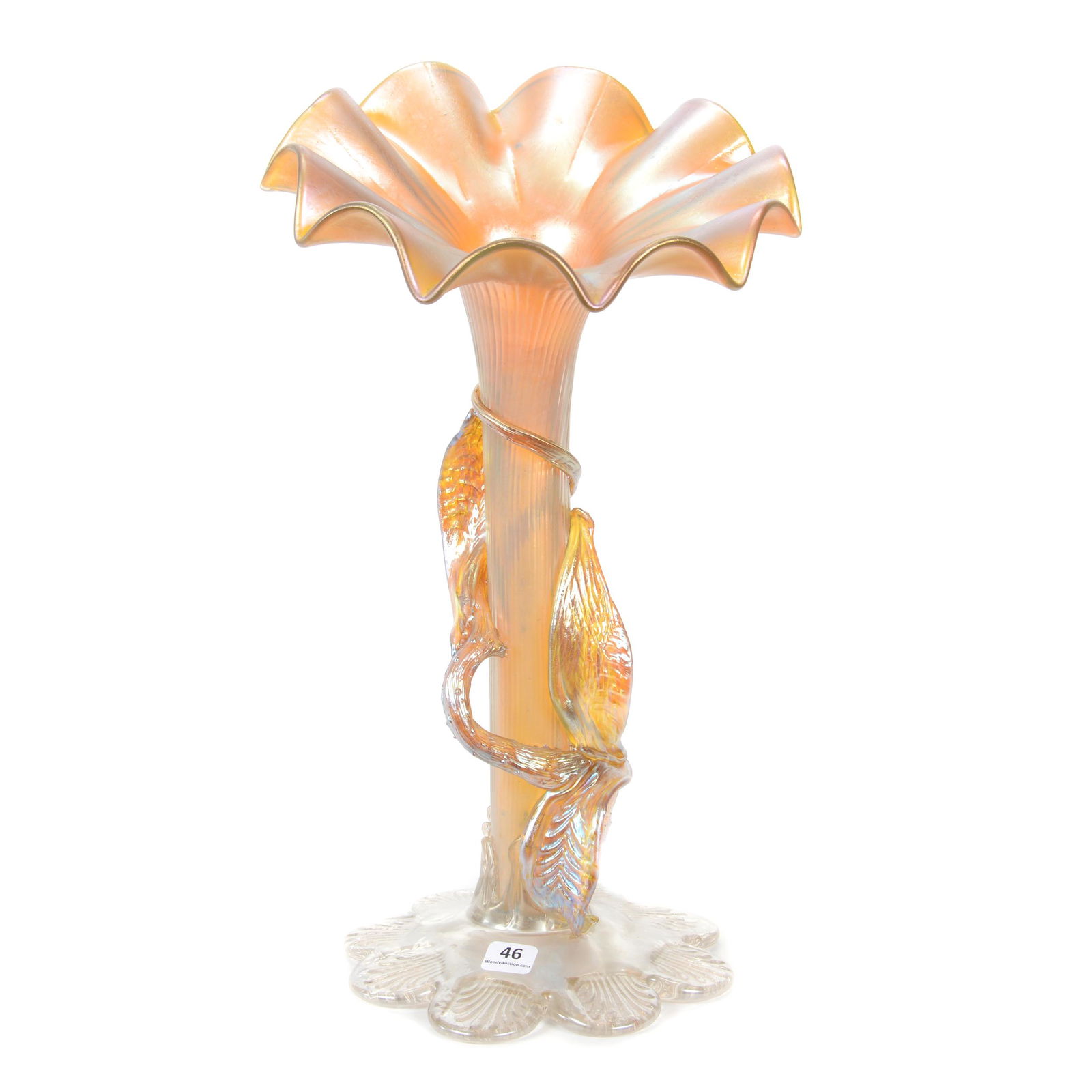 Vase, Unmarked Loetz Art Glass (1 of 3)