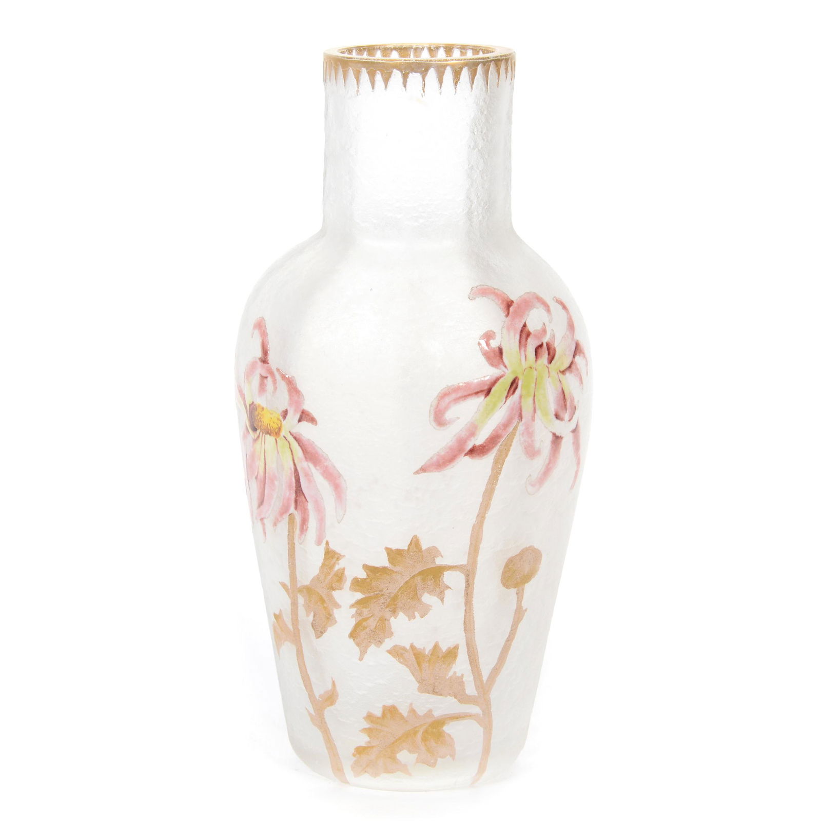 Vase Marked Mont Joye French Cameo Art Glass (1 of 3)