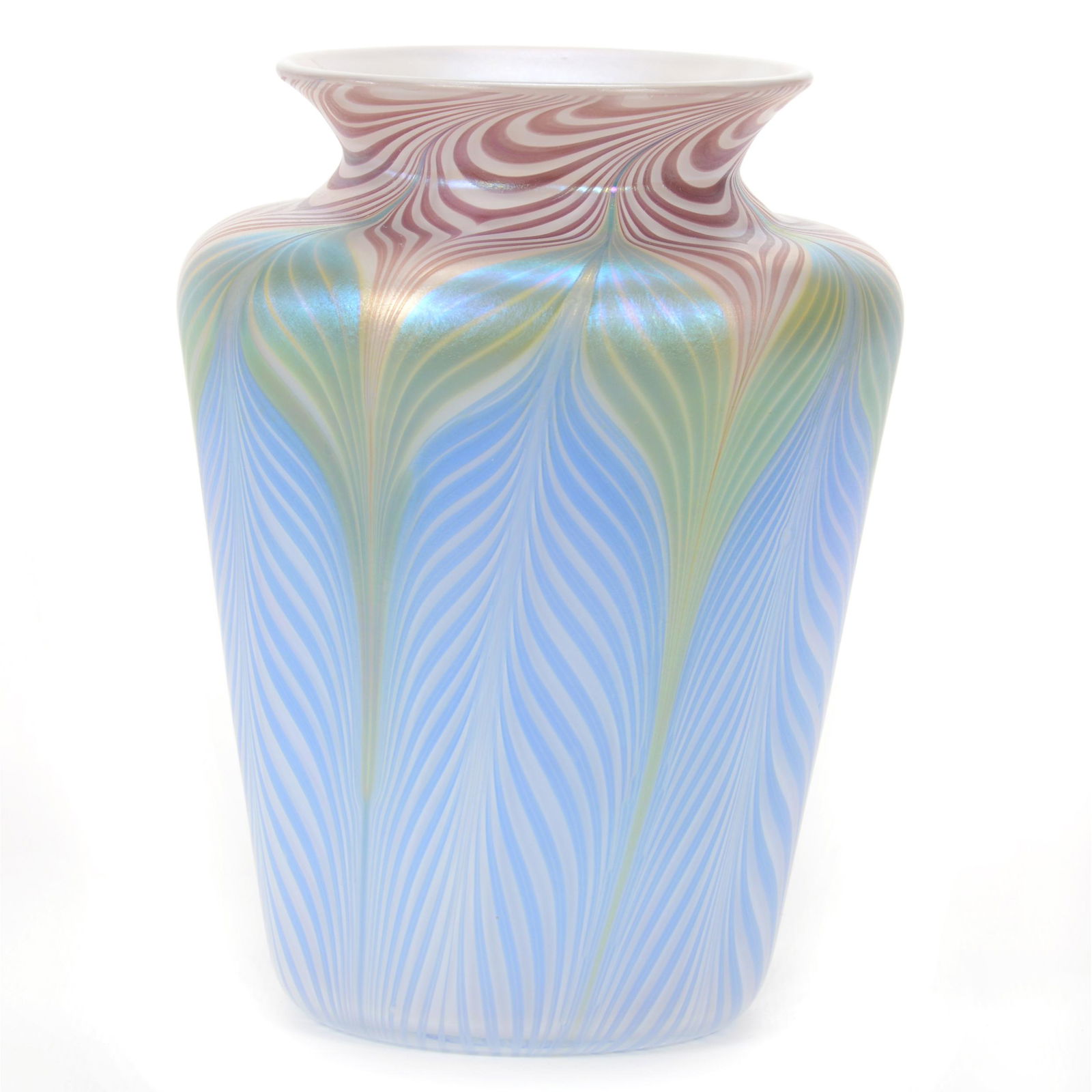 Vase, Contemporary Art Glass Signed Vandermark (1 of 4)