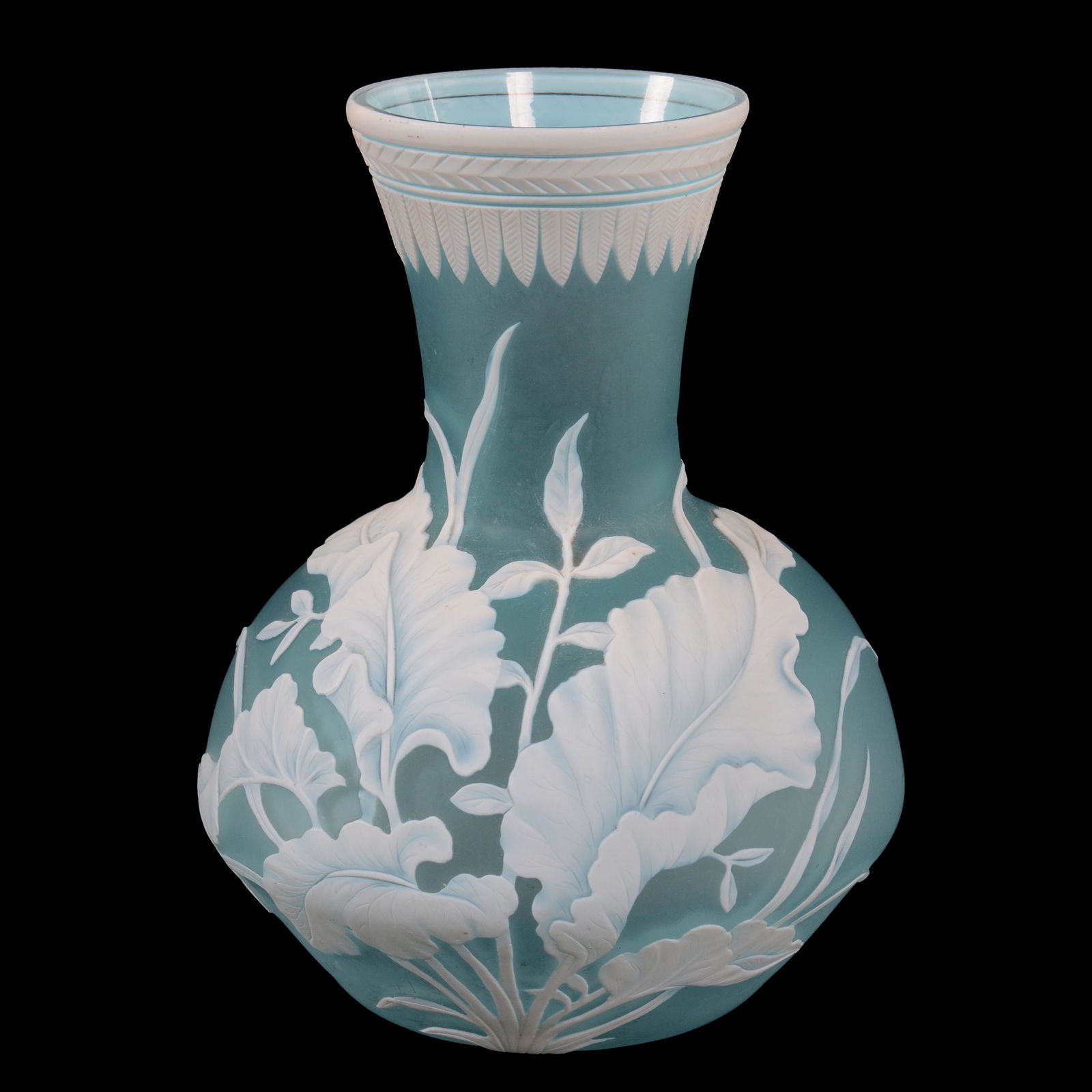 Vase, English Cameo Art Glass (1 of 3)