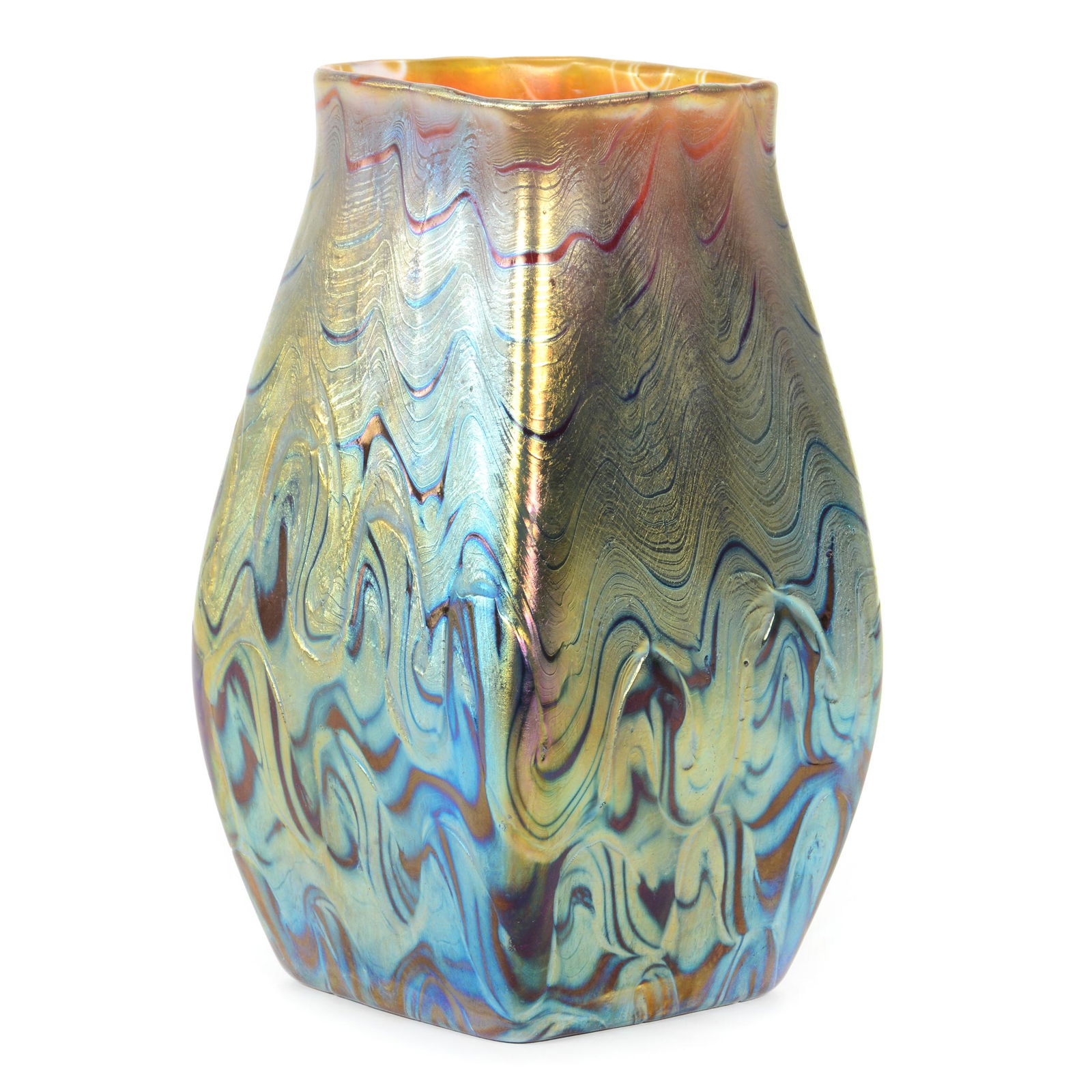 Vase, Unmarked Loetz PN II-602 (1 of 3)