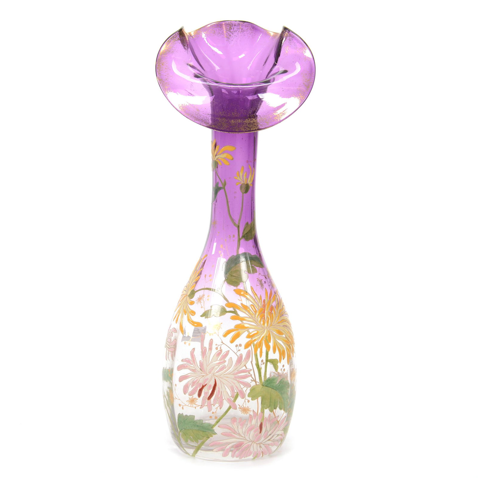 Jack In Pulpit Vase, Unmarked Moser/Mt. Joye (1 of 3)