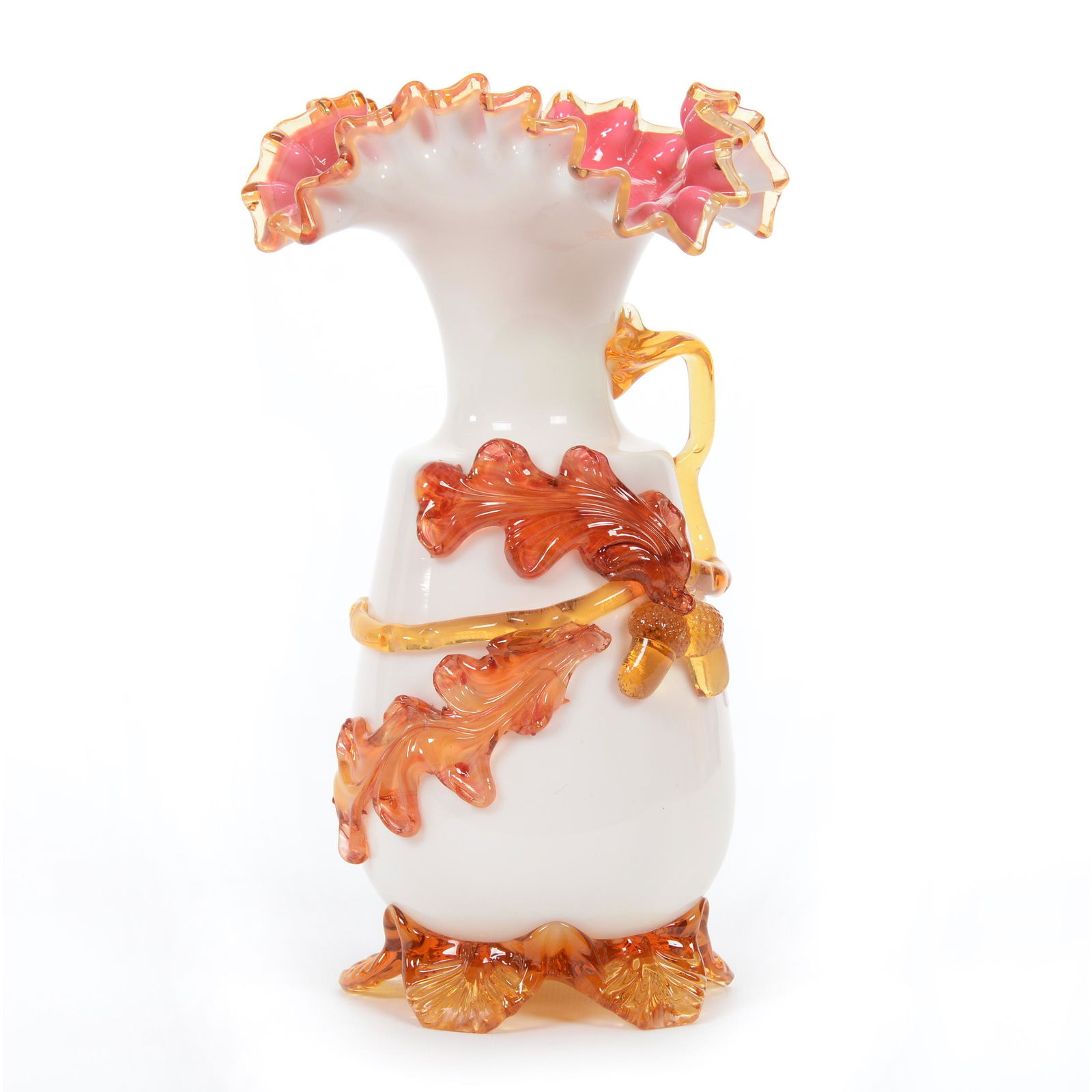 Vase, Art Glass Attributed To Stevens & Williams (1 of 3)