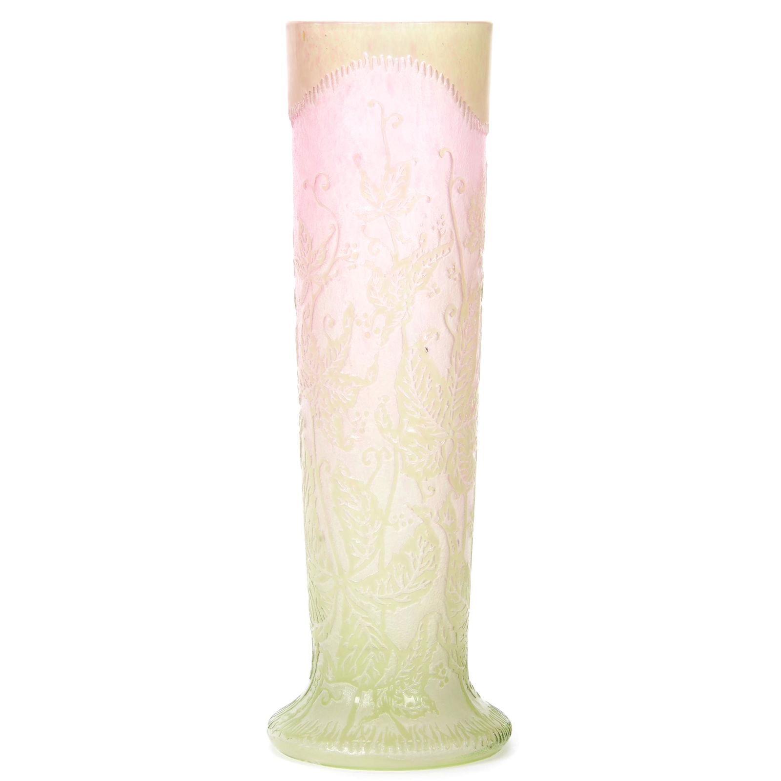 Vase Signed Le Maitre Cameo Glass, Contemporary (1 of 5)