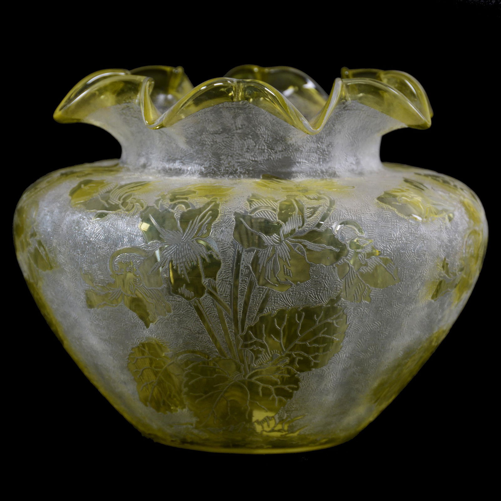 Vase Signed Val St. Lambert Art Glass (1 of 3)