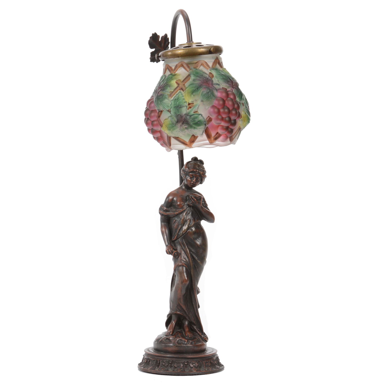 Table Lamp, Figural Base Featuring Young Woman (1 of 7)