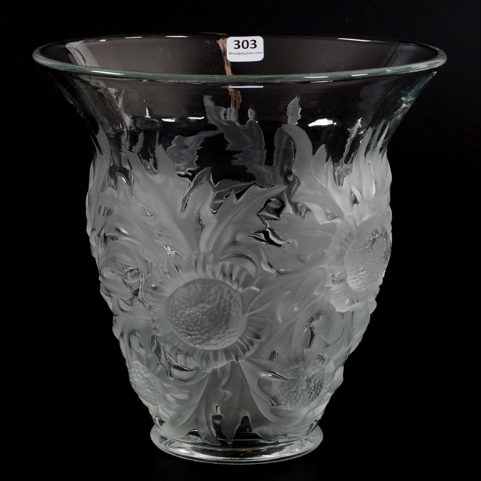 Vase Signed Verlys Art Glass (1 of 4)
