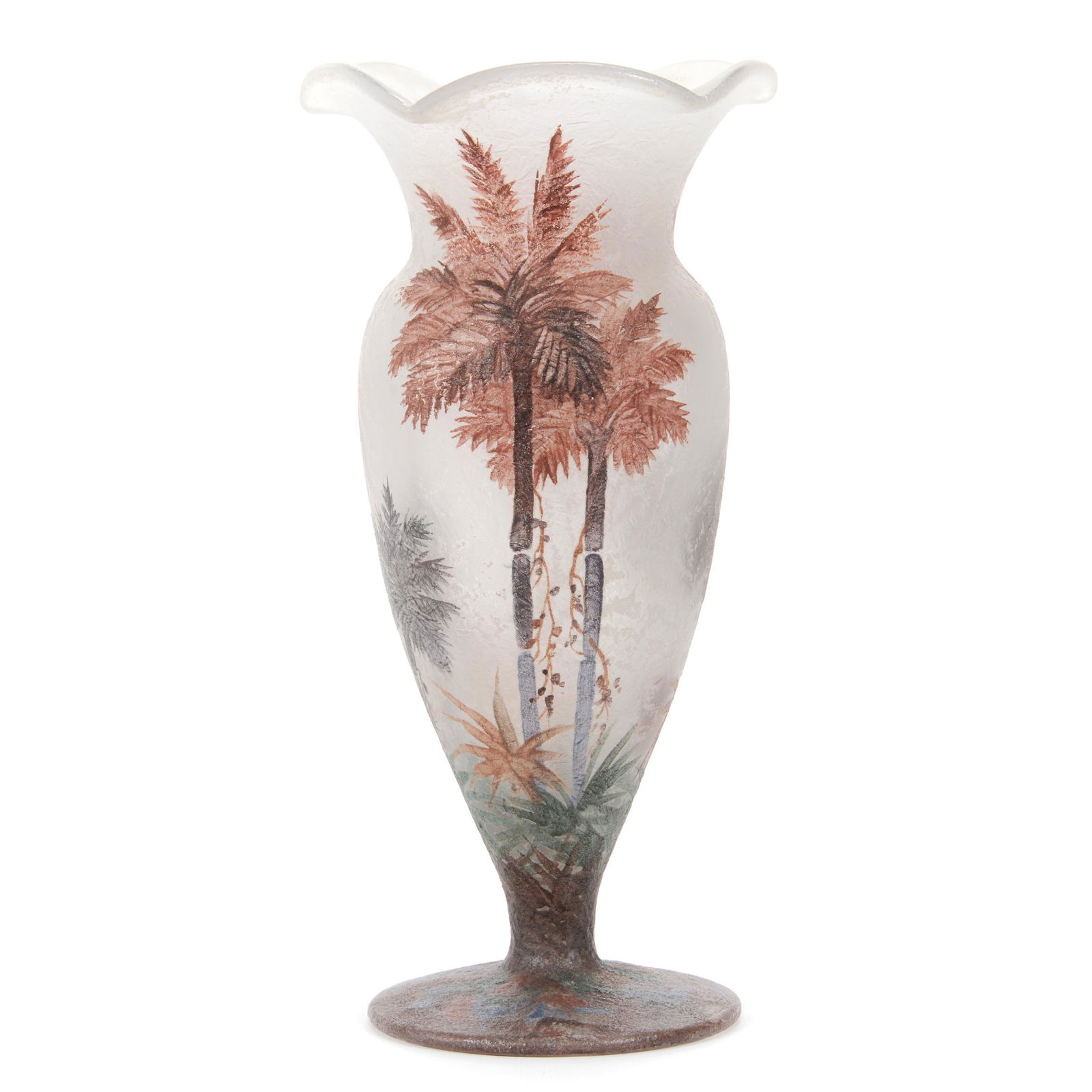 Vase Signed Handel Teronia Pattern Art Glass (1 of 3)