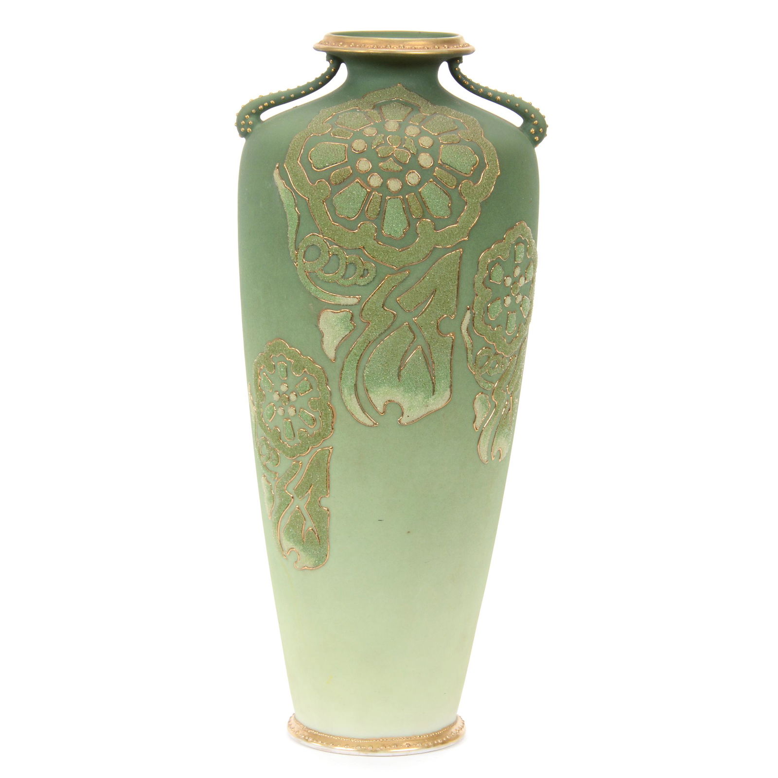 Vase Marked Kinran Japan, Patent 1909 (1 of 3)