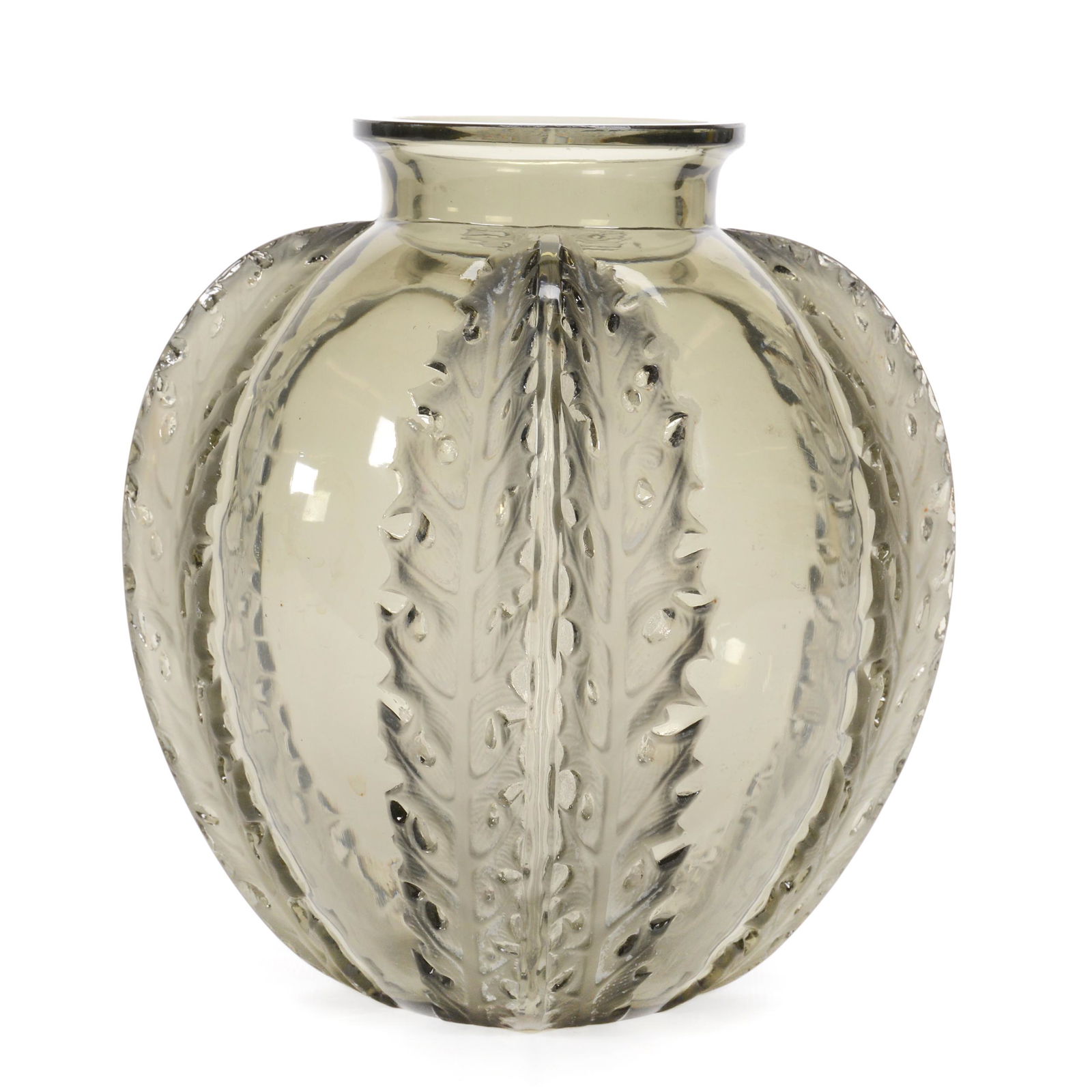 Vase Signed R. Lalique Art Glass (1 of 4)