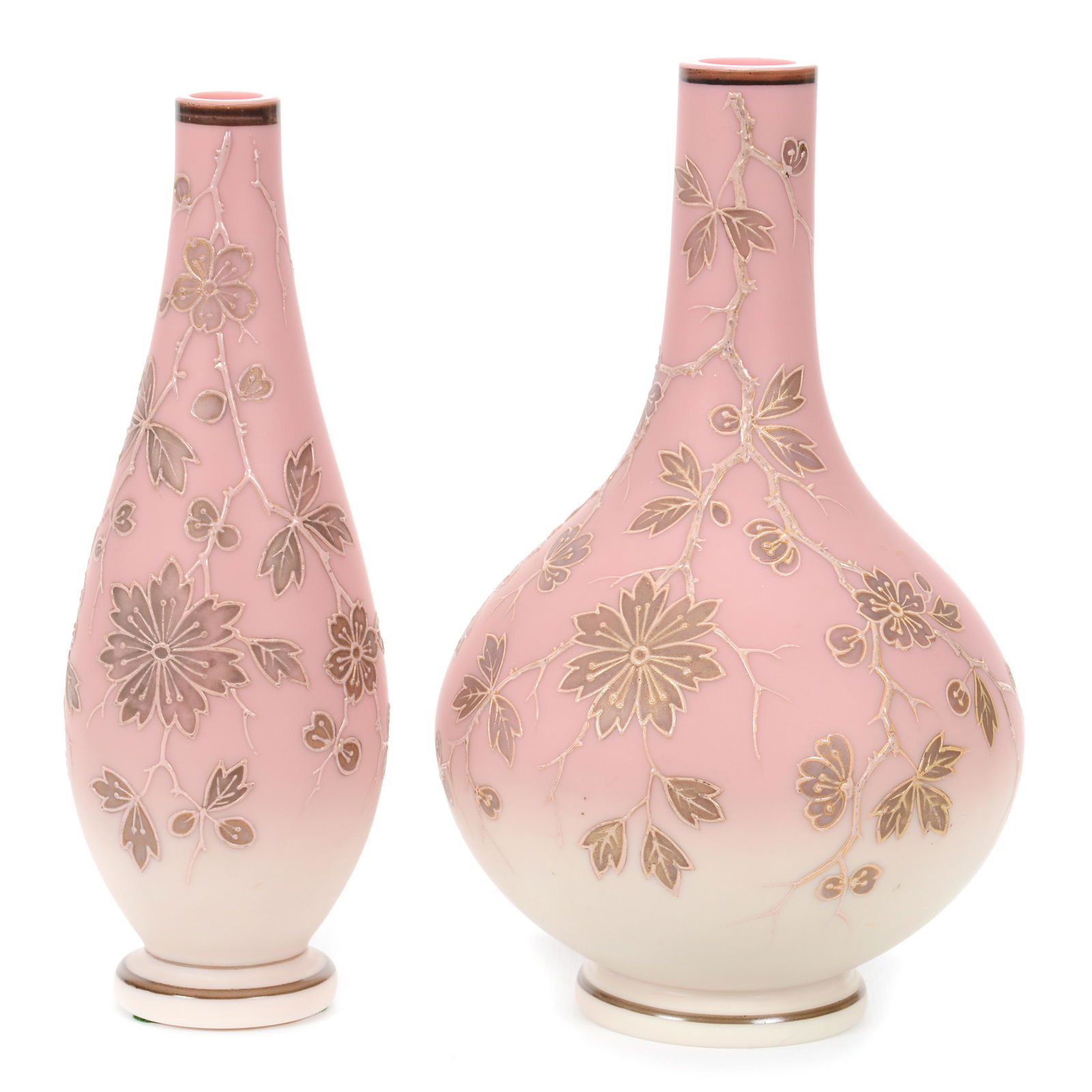 (2) Vases Signed Durand-Kimball Art Glass (1 of 3)