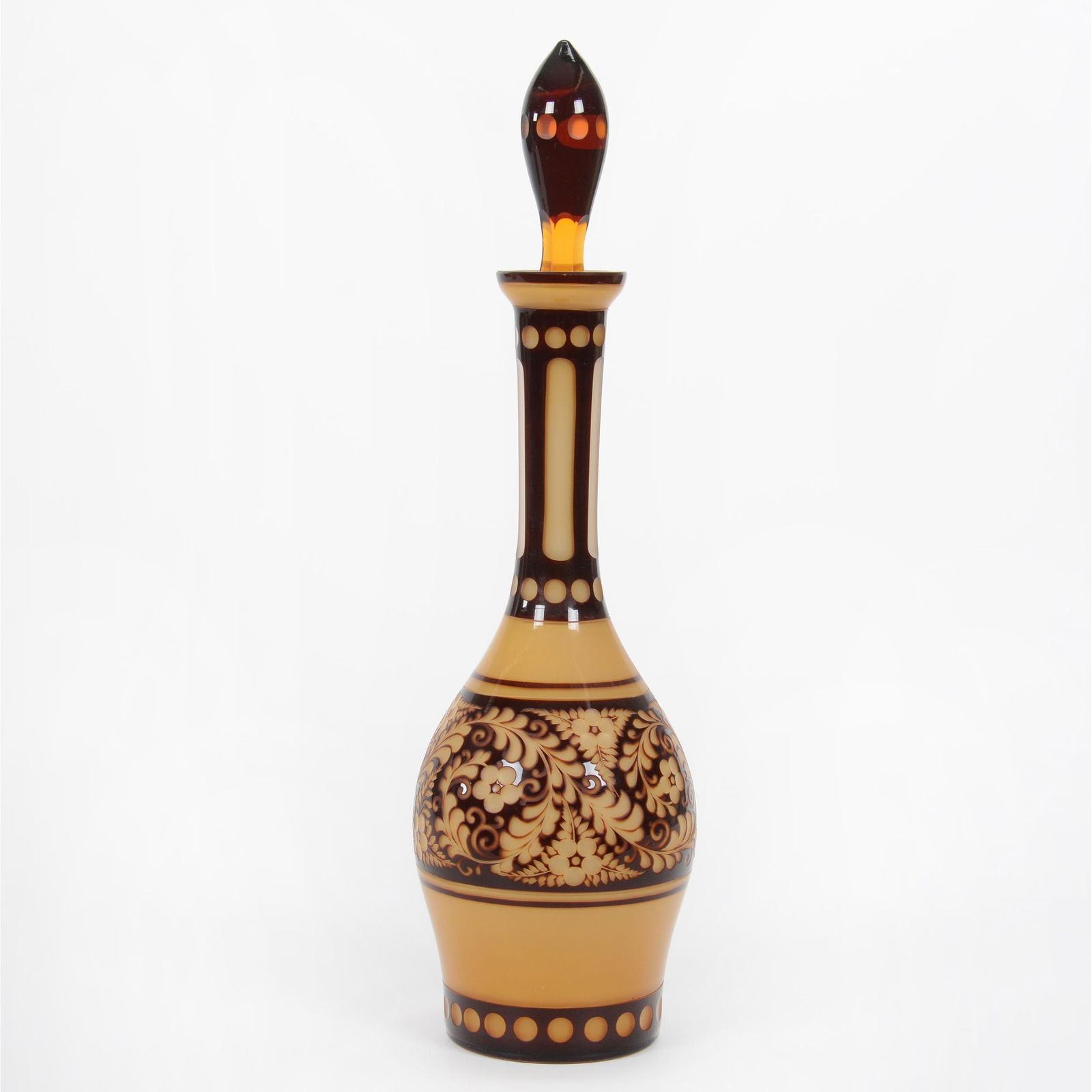 Decanter, Cased Art Glass (1 of 3)