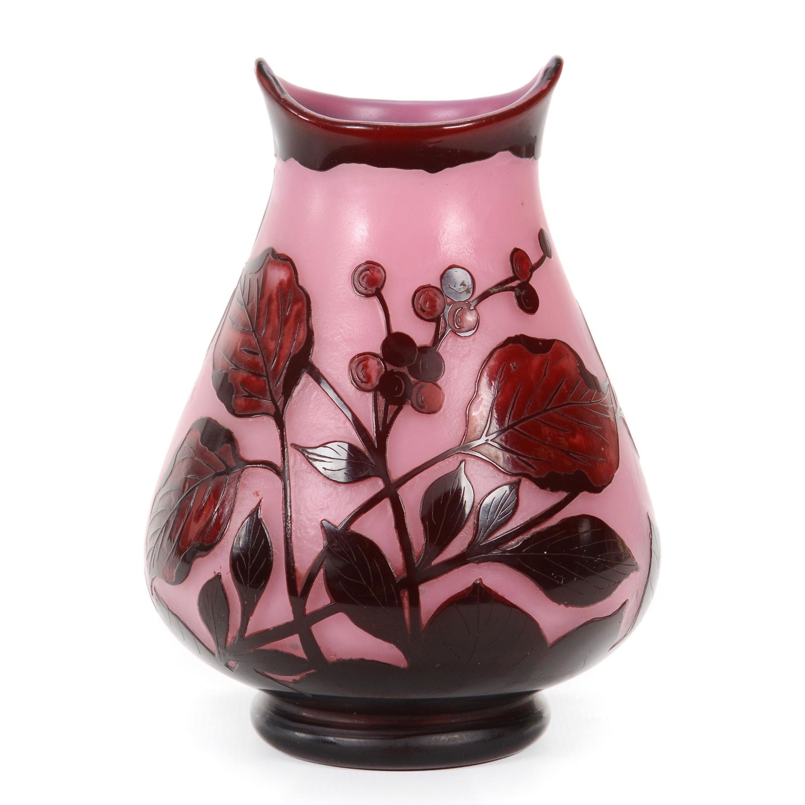 Vase, Cameo Art Glass, Attributed To Loetz (1 of 3)