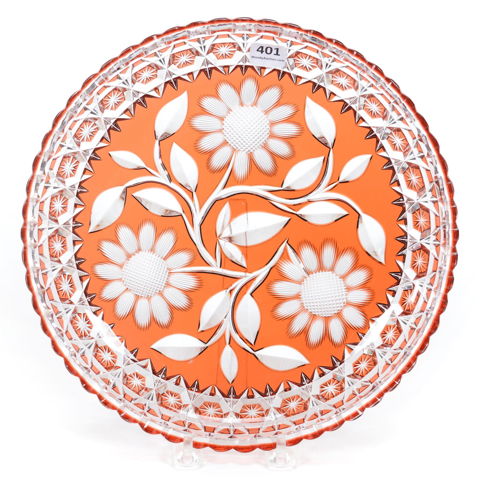 Round Tray, BPCG, Attributed To Val St. Lambert (1 of 2)