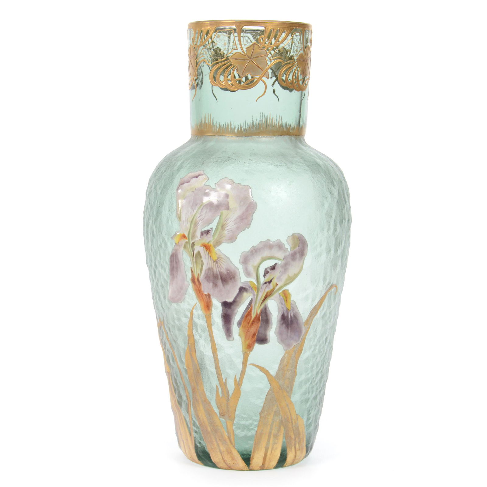 Vase Signed Mont Joye Art Glass (1 of 3)