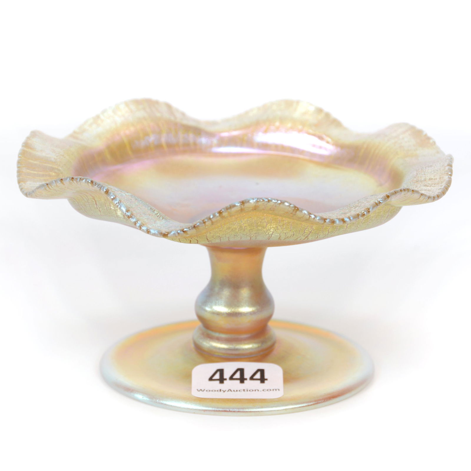 Compote Signed LCT (Tiffany) Art Glass (1 of 3)