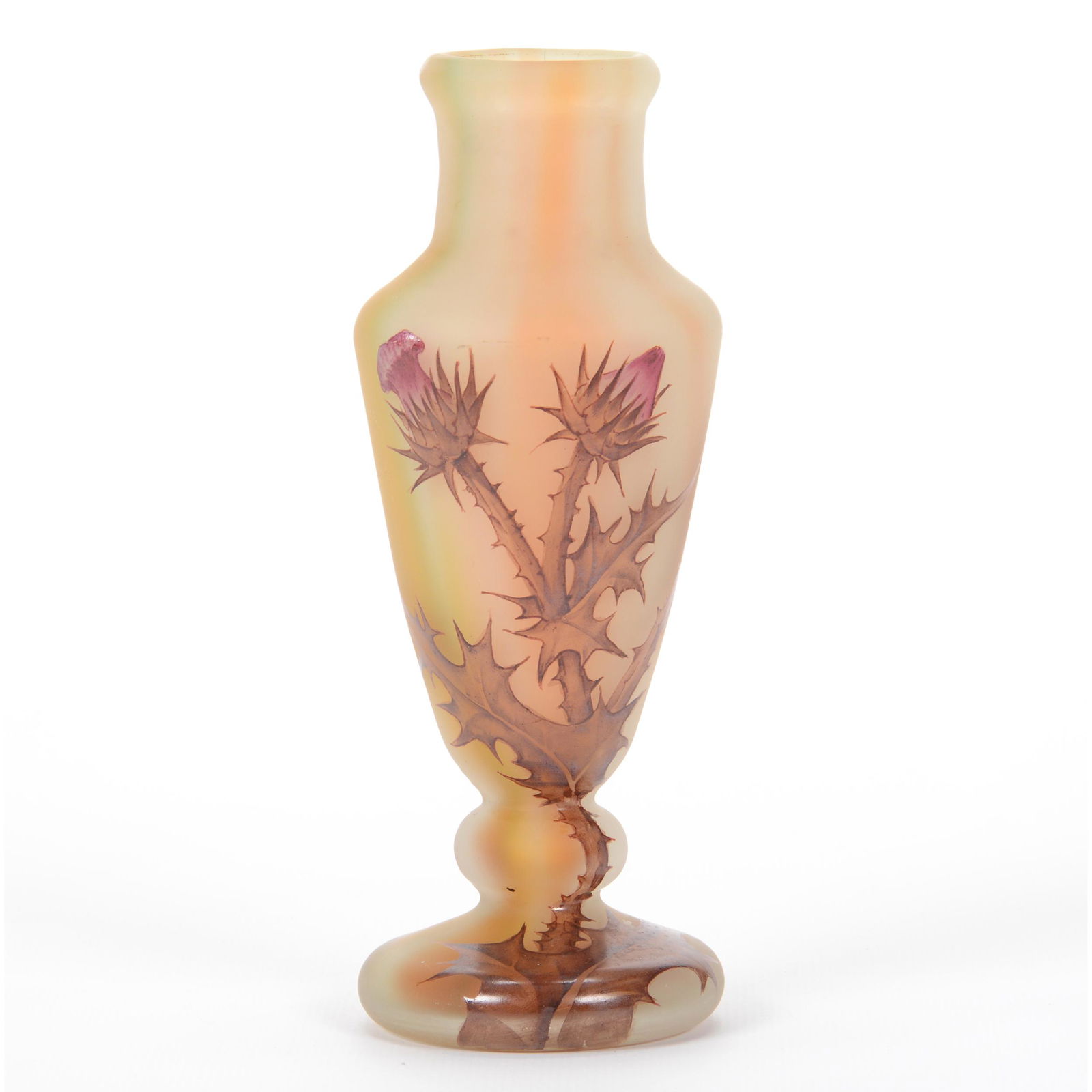 Vase Signed Daum Nancy French Art Glass (1 of 3)