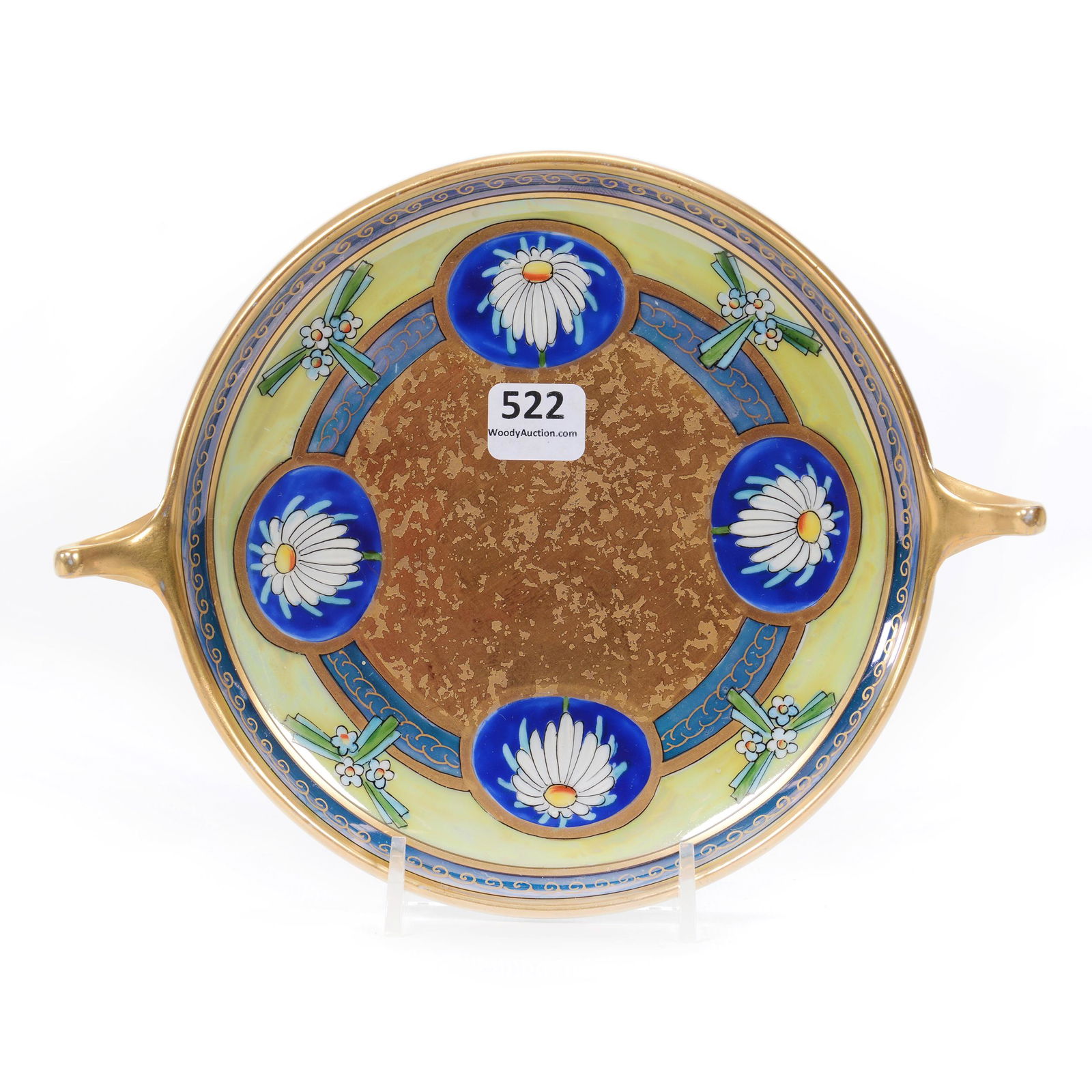 Low Dish, Handled, Marked Pickard (1 of 2)