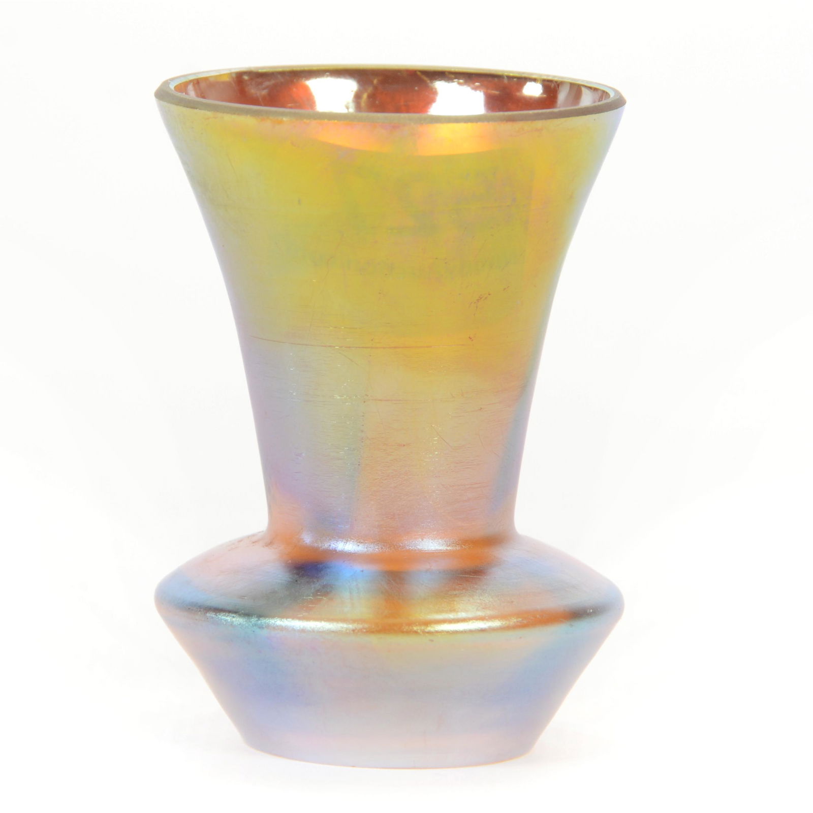 Toothpick Holder Marked LCT Favrile Art Glass (1 of 3)