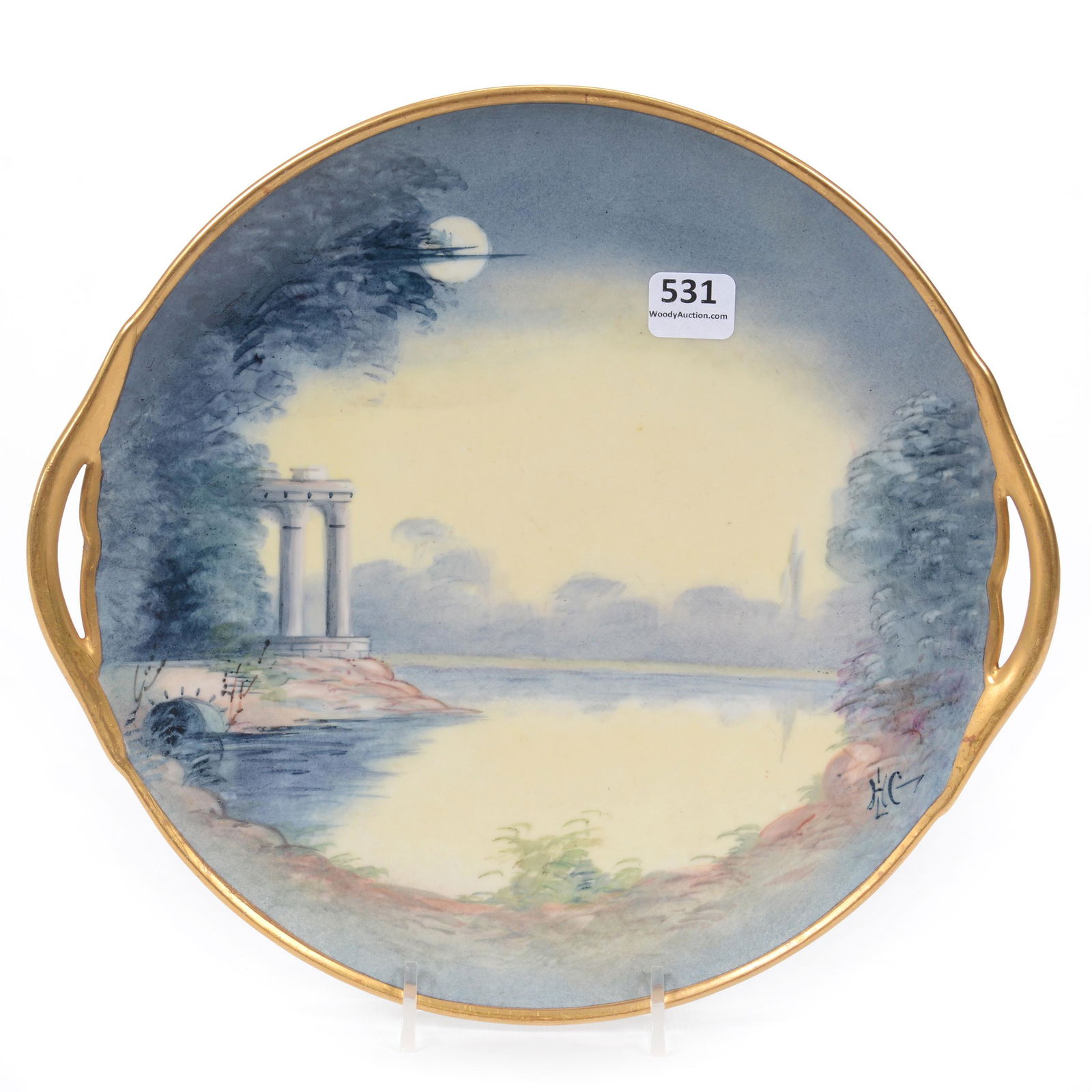 Cake Plate Marked Pickard (1 of 2)