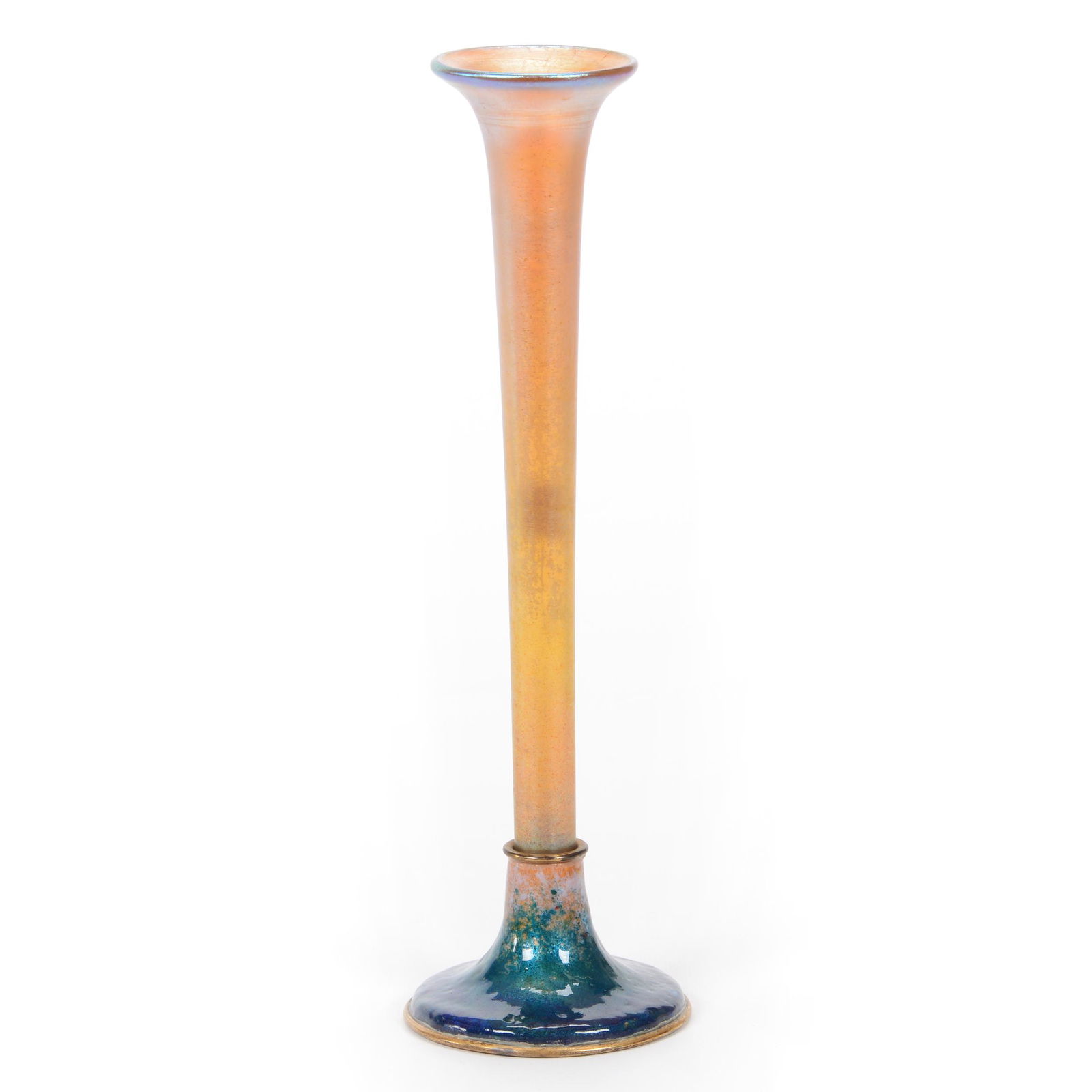 Bud Vase Marked "Louis C. Tiffany Furnaces Inc 150" (1 of 4)