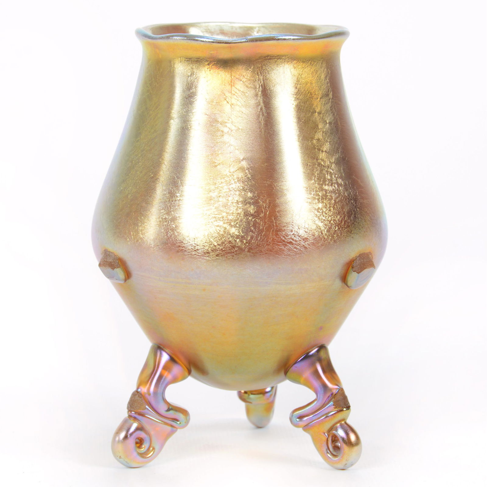 Vase Signed "LCT Favrile 362T" Art Glass (1 of 4)