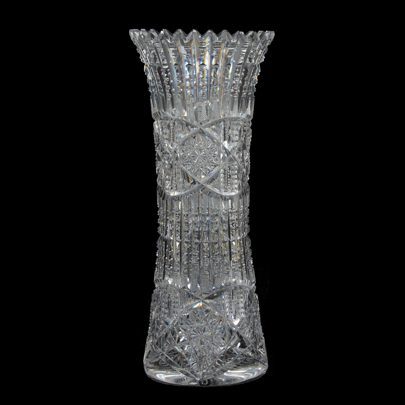 Vase, ABCG, Ellsmere Pattern By Libbey (1 of 3)