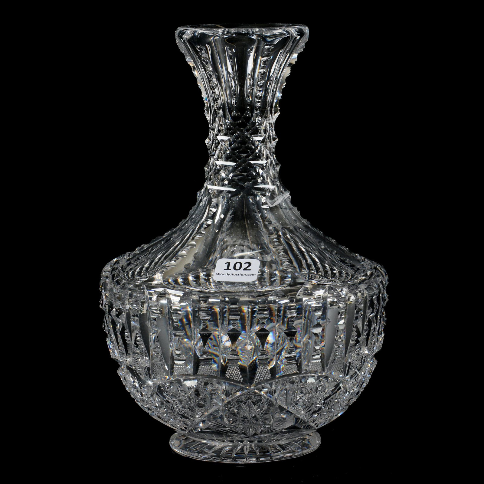 Water Carafe, ABCG, Signed Libbey Ellsmere Pattern (1 of 3)