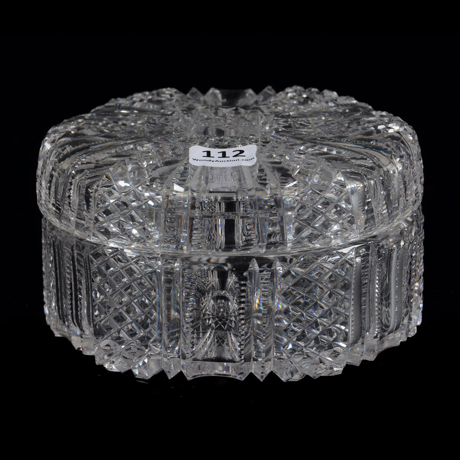 Round Covered Box, ABCG, Signed J. Hoare (1 of 3)