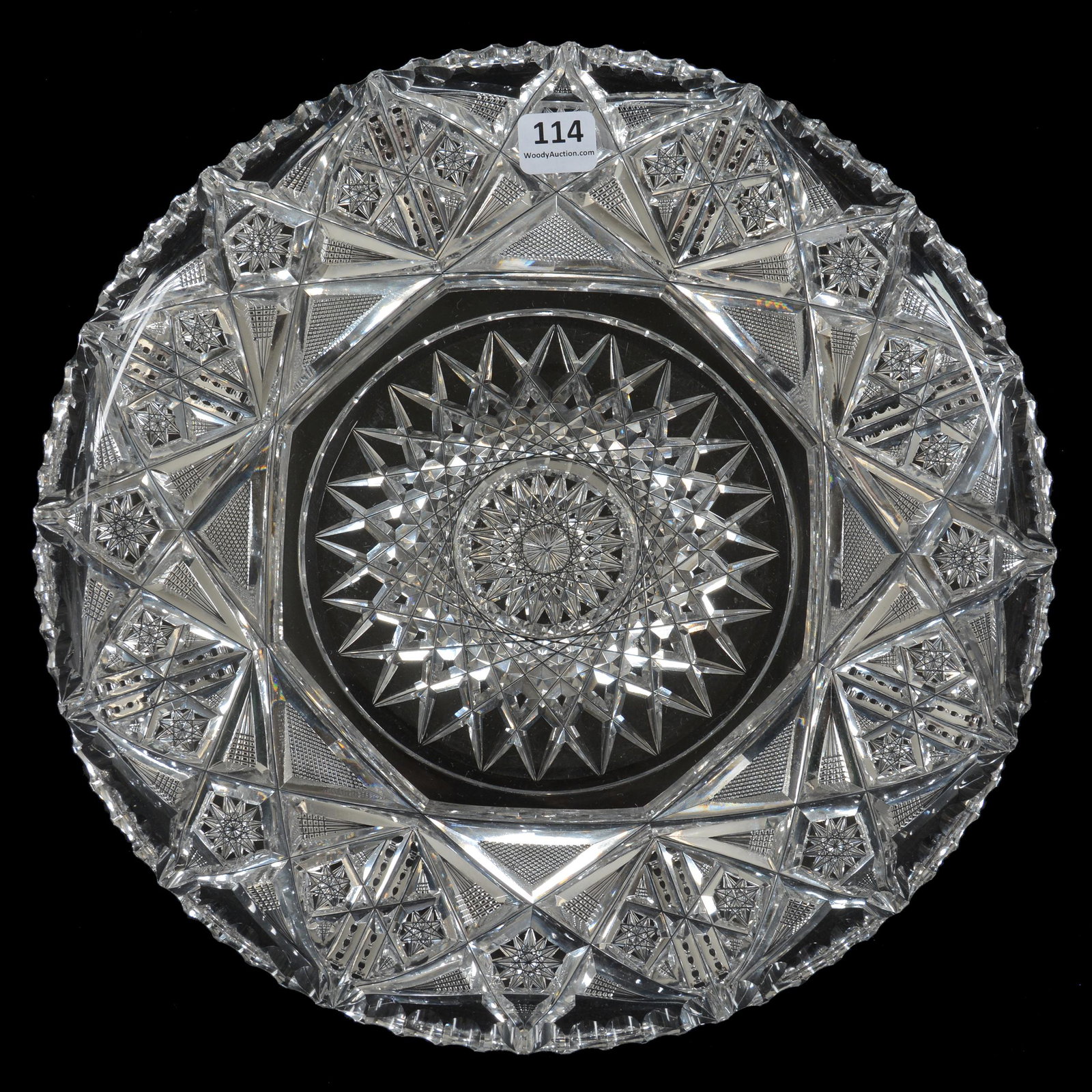 Underplate, ABCG, Signed Libbey Spillane Pattern (1 of 2)