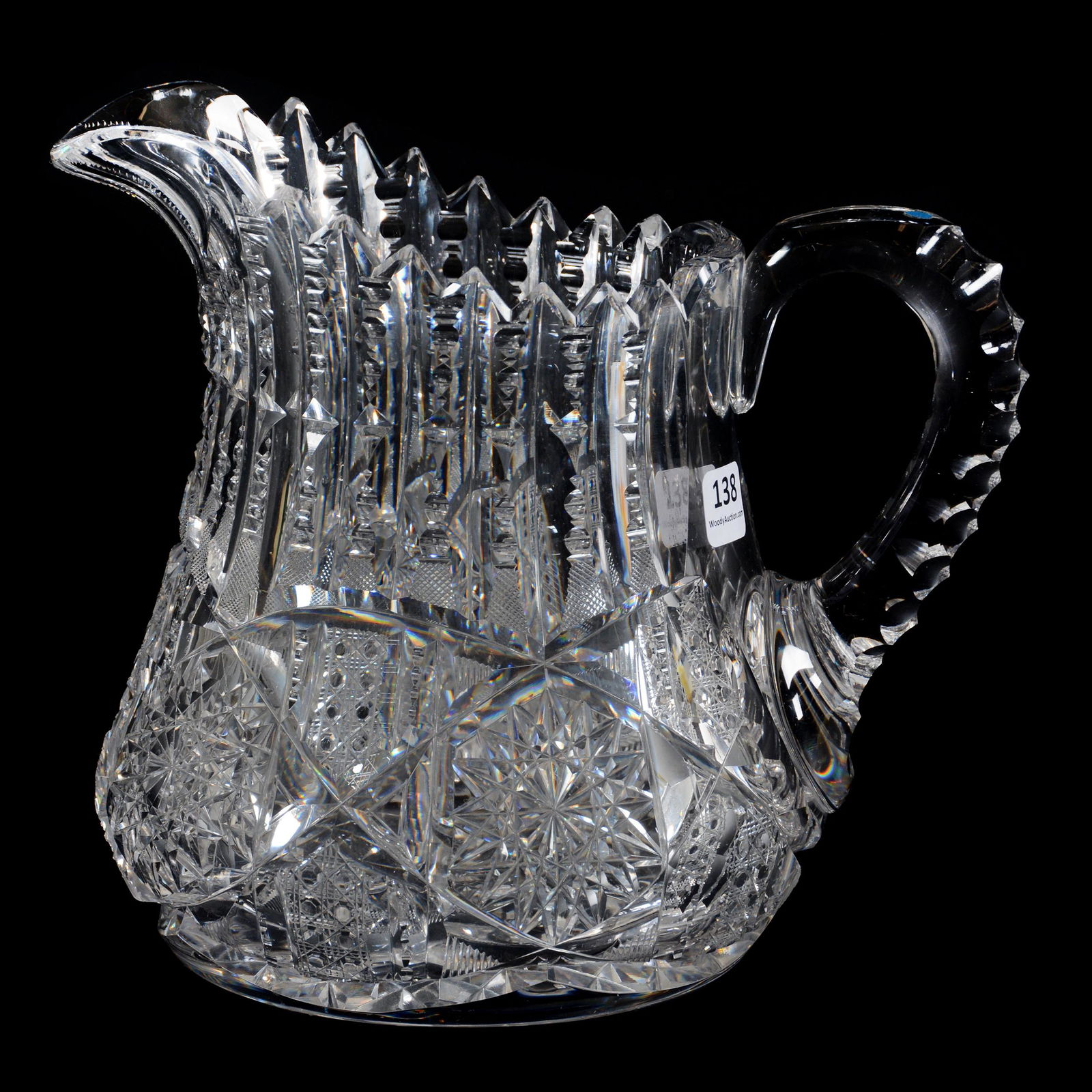 Pitcher, ABCG, Signed Libbey Ellsmere Pattern (1 of 3)