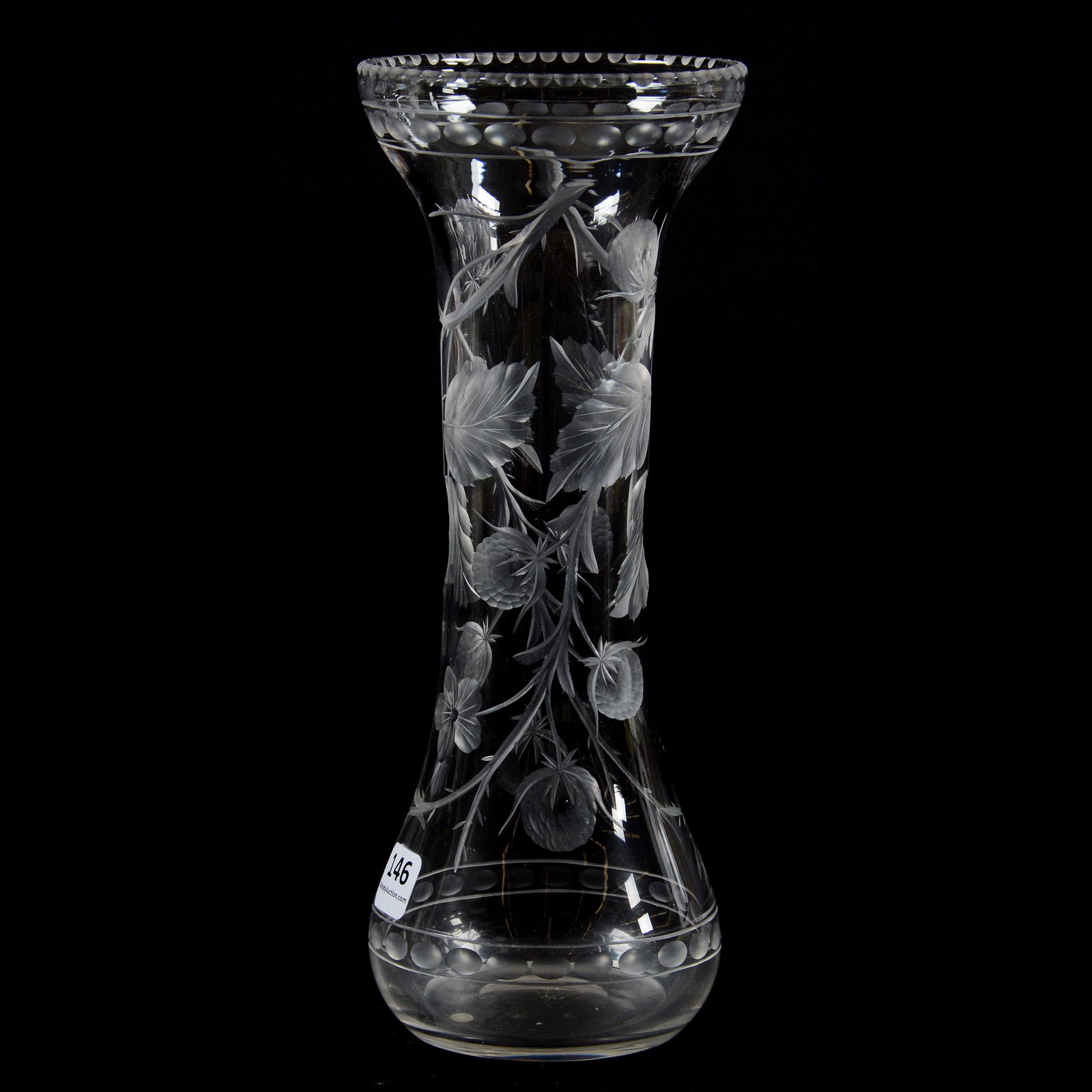 Vase, ABCG, Signed Tuthill Blackberry Pattern (1 of 3)