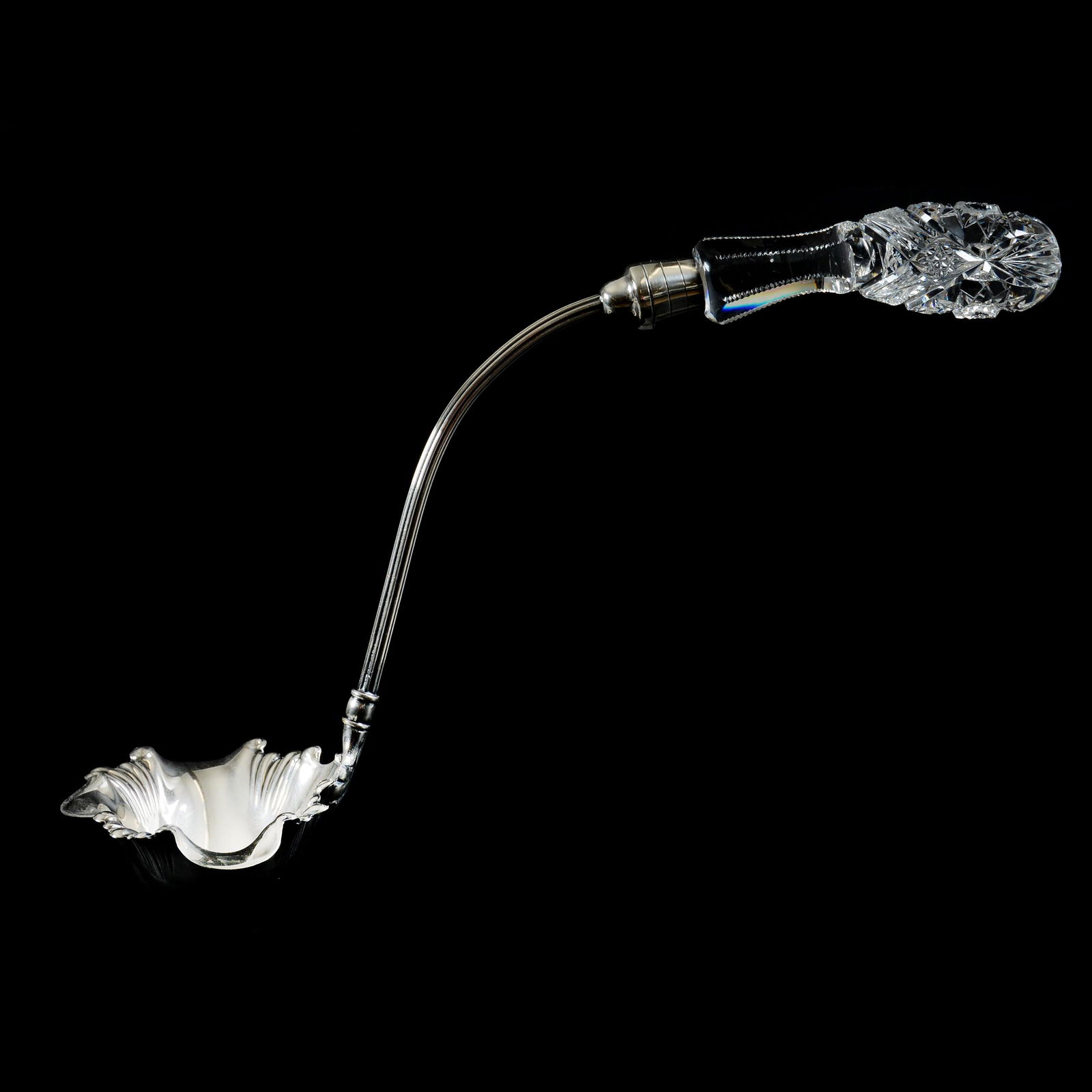 Punch Ladle, American Brilliant Cut Glass (1 of 4)