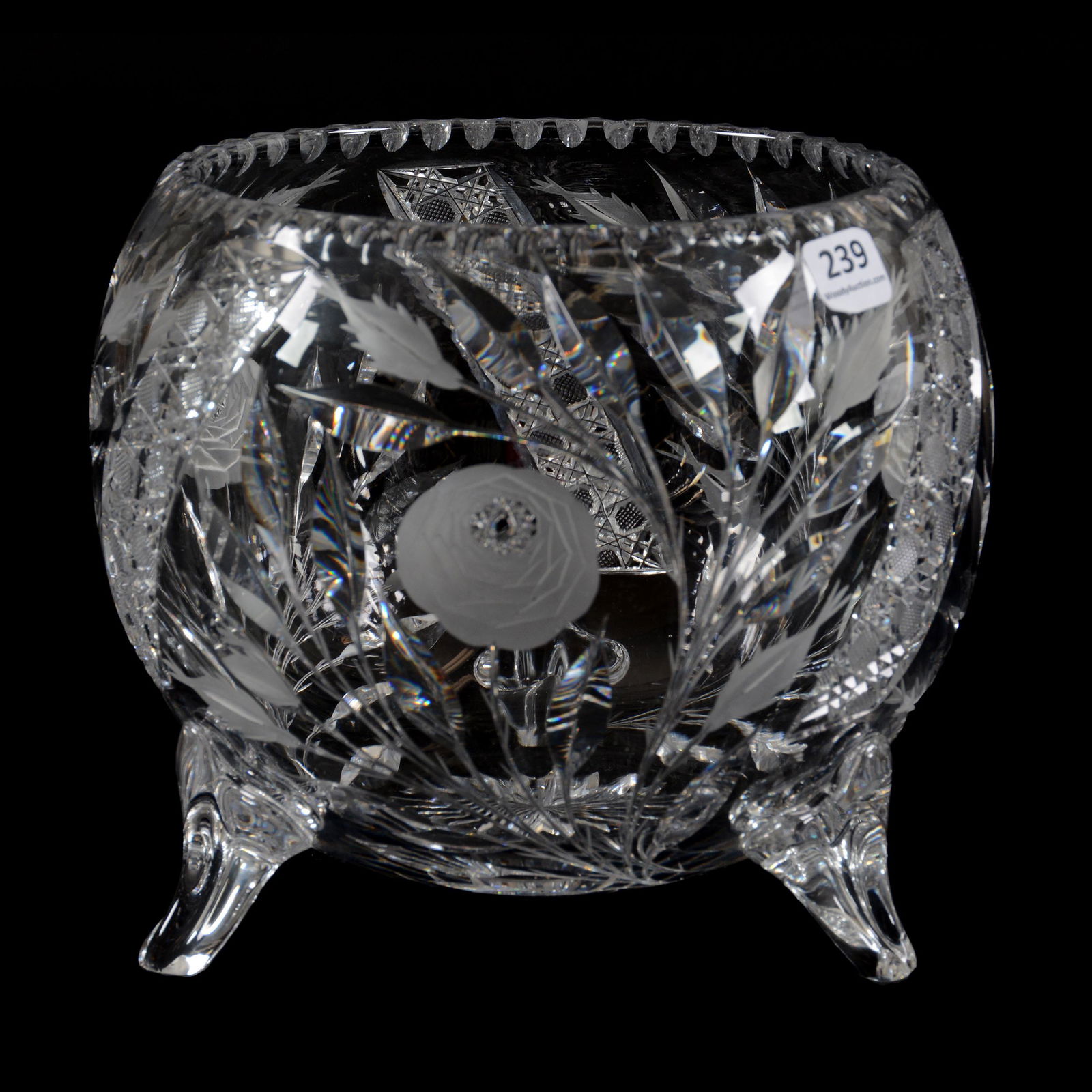 Rose Bowl, Three Footed, ABCG (1 of 3)