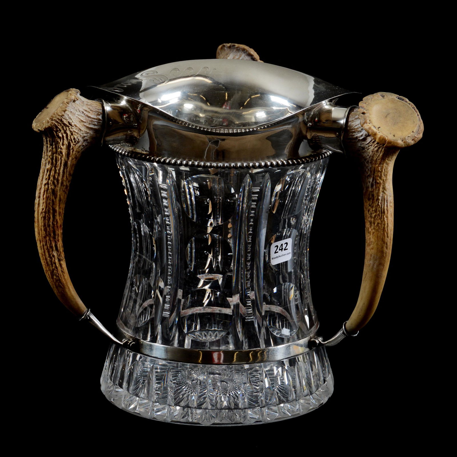 Loving Cup, Three Stag Horn Handles, ABCG (1 of 4)