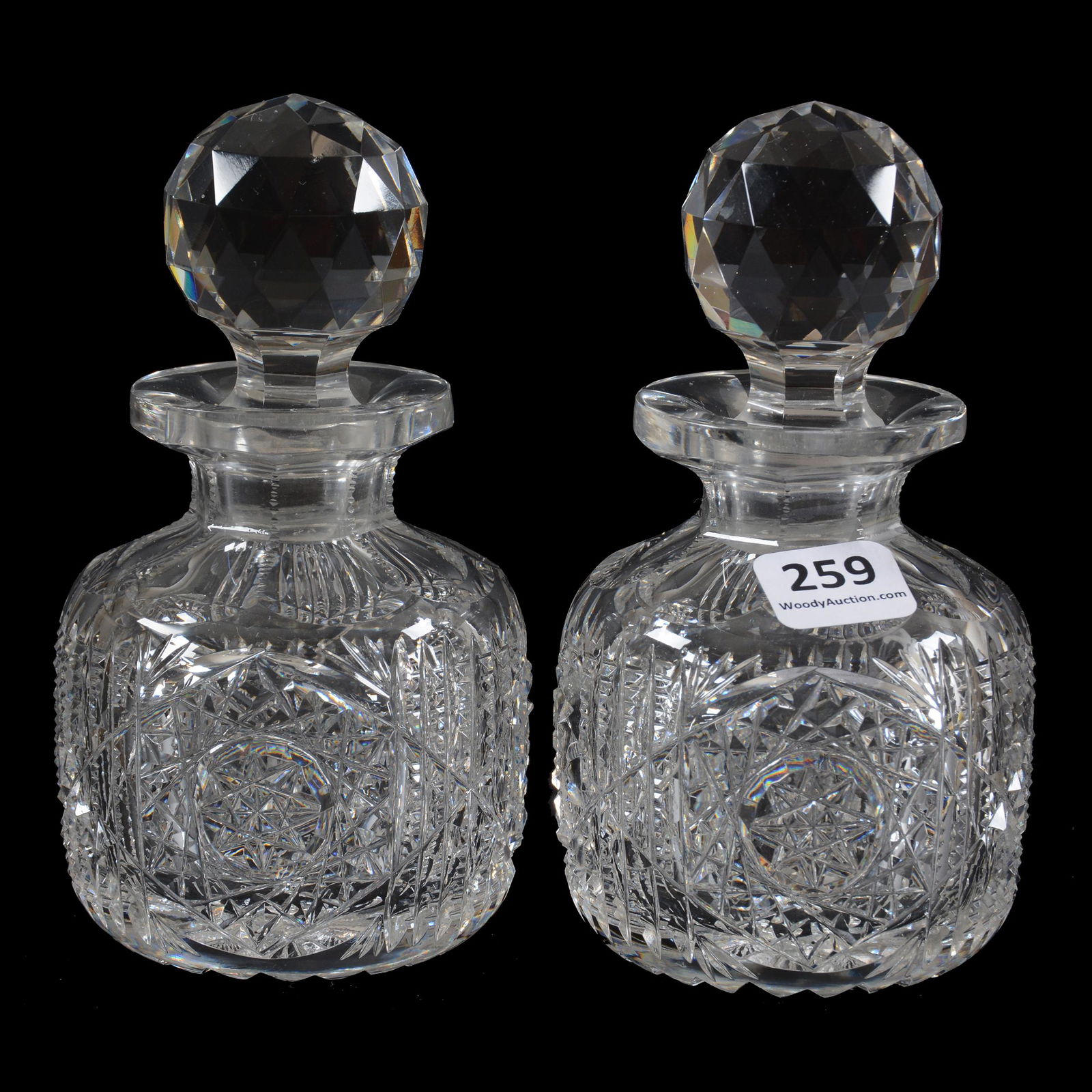 Pair Cologne Bottles, ABCG (1 of 3)