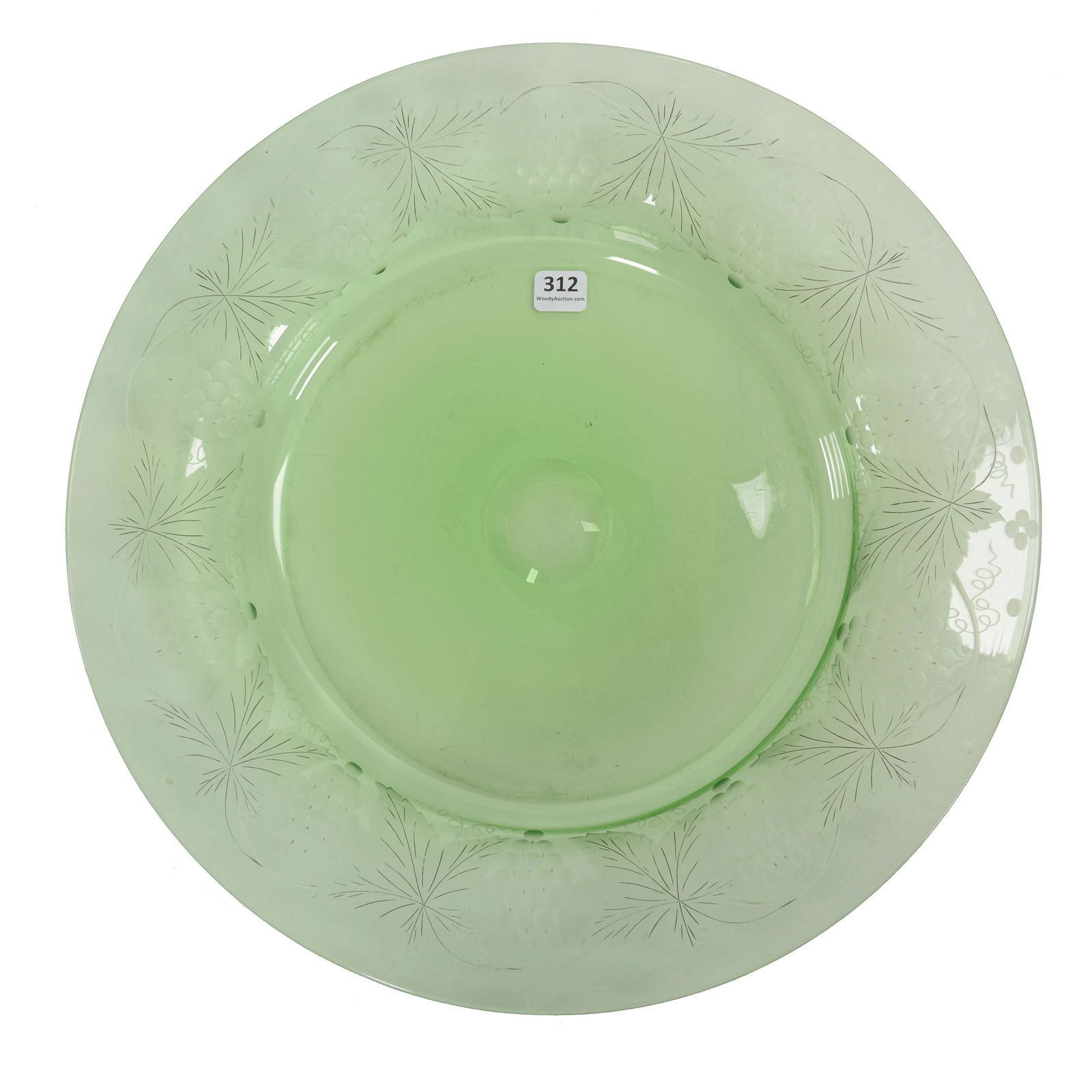 Round Tray, ABCG, Solid Apple Green/Vaseline (1 of 3)