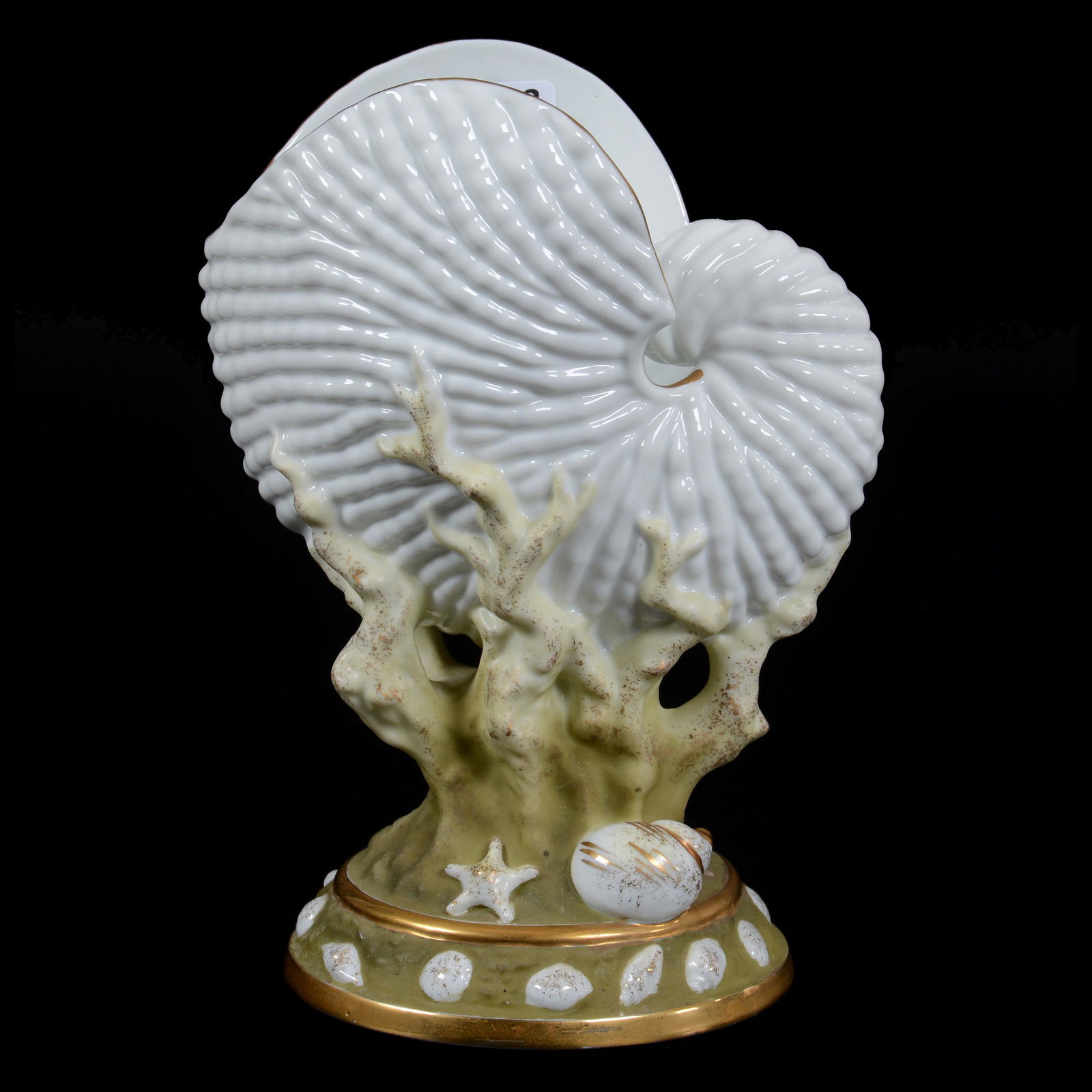 Figural Vase, Unmarked Worcester Style (1 of 3)