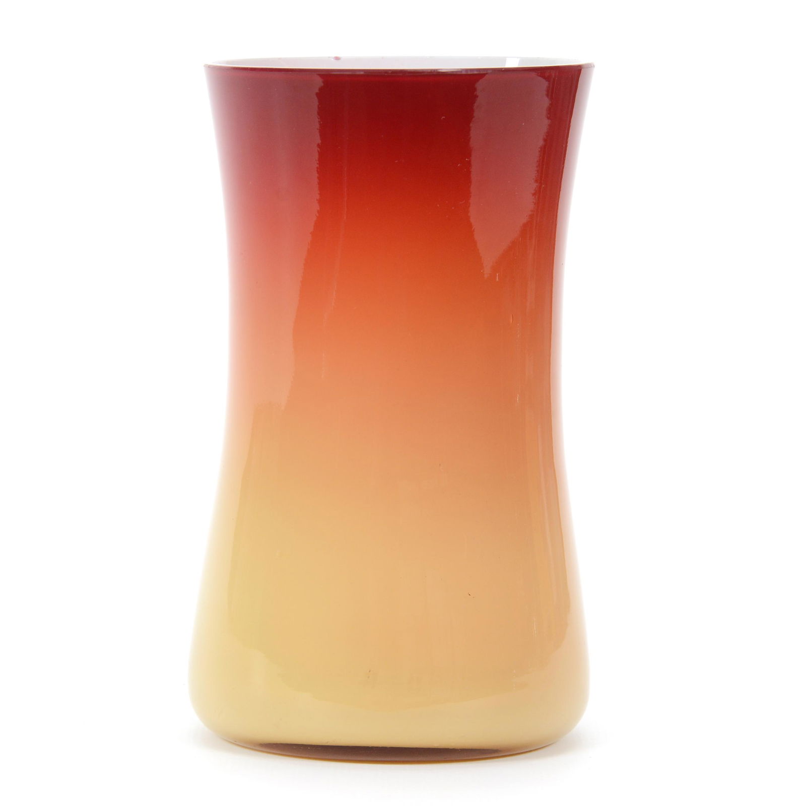 Celery Vase, Wheeling Peachblow Art Glass (1 of 4)